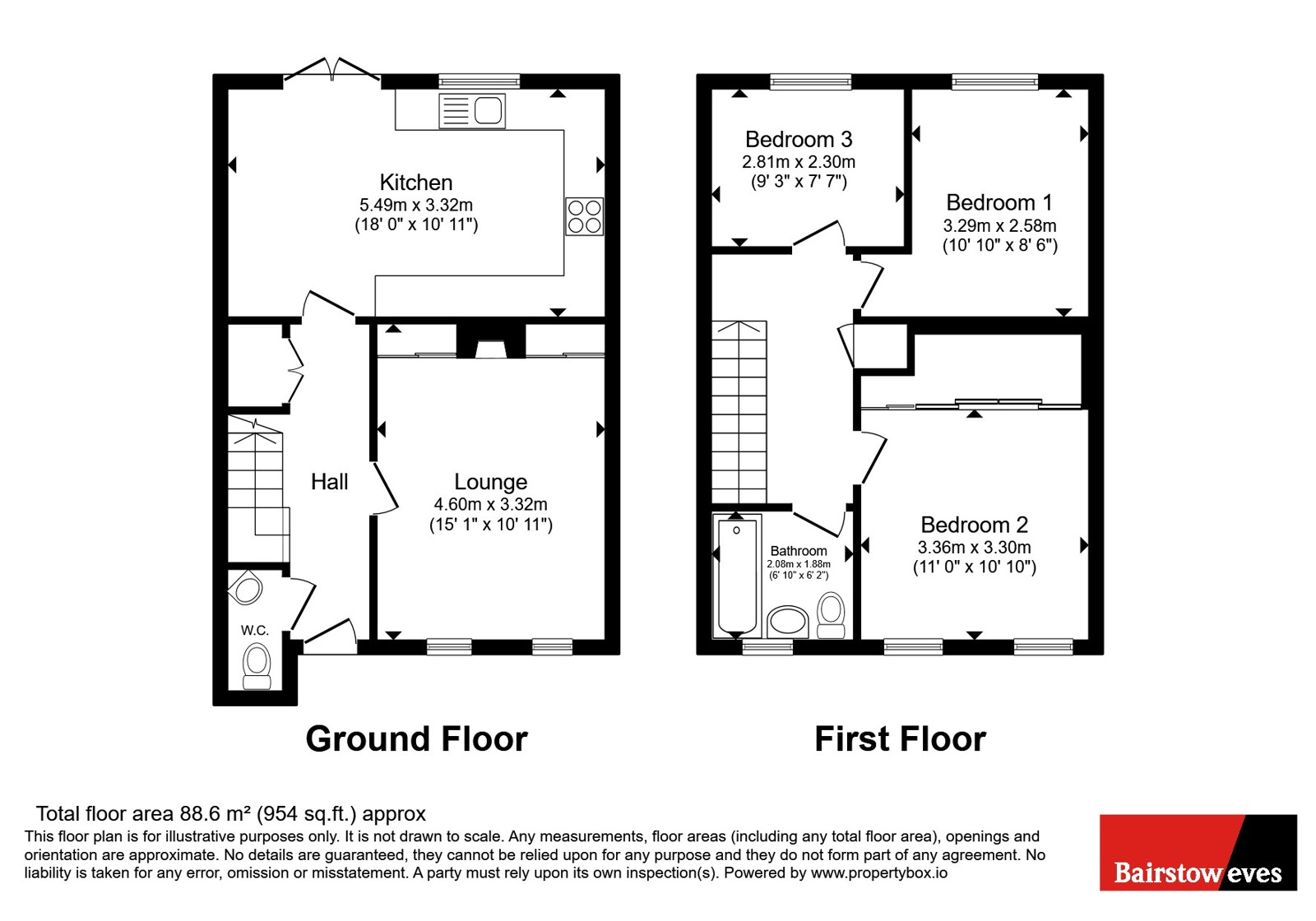 60, Homefield Way, Colchester floorplan