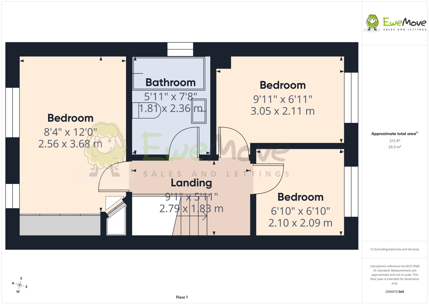 41, Longford Avenue Little Billing, Northampton floorplan