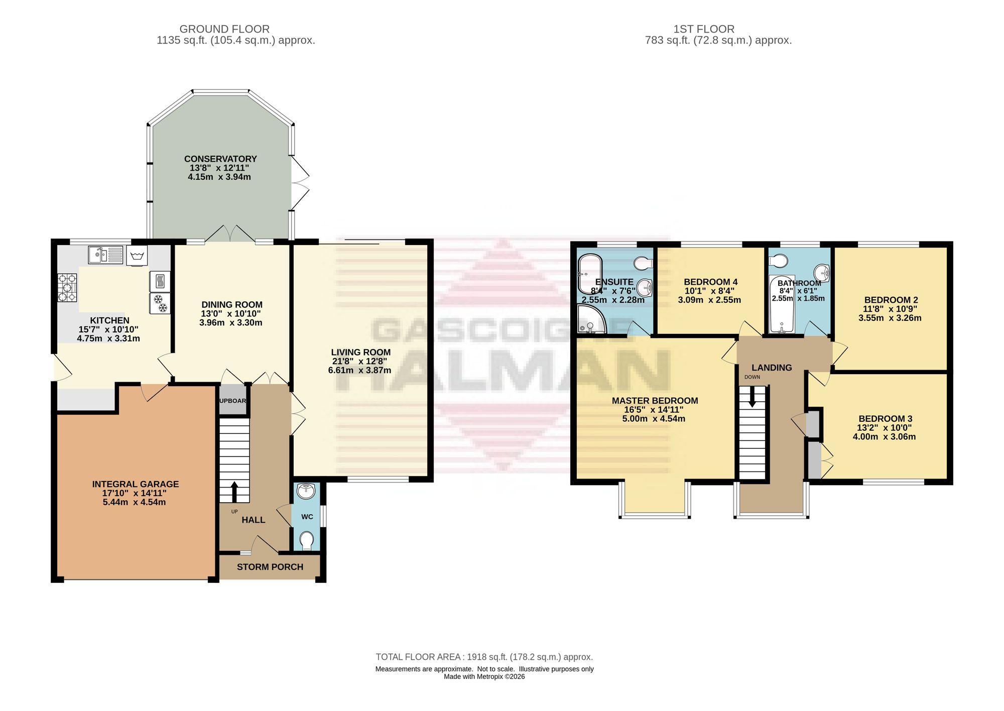 45 Hathersage Drive, Glossop floorplan