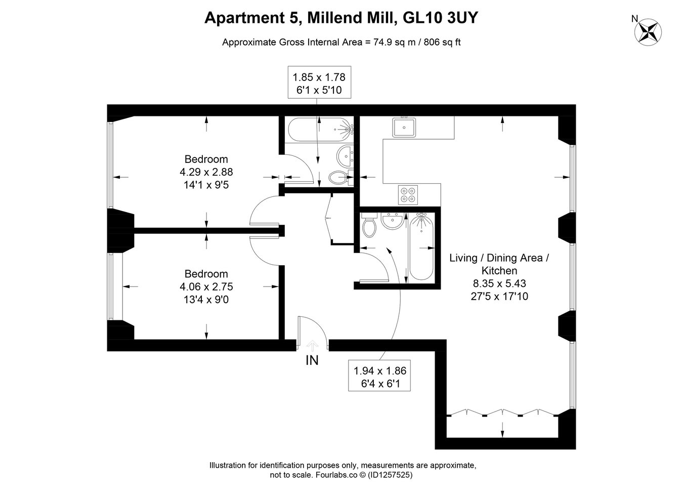 5 Millend Mill floorplan