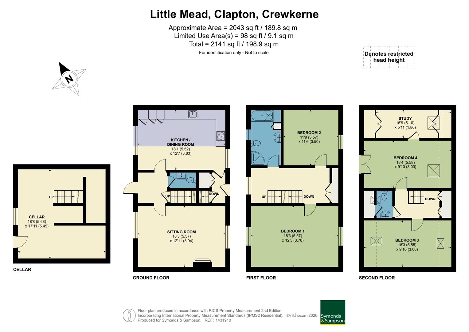 Little Mead, Crewkerne floorplan