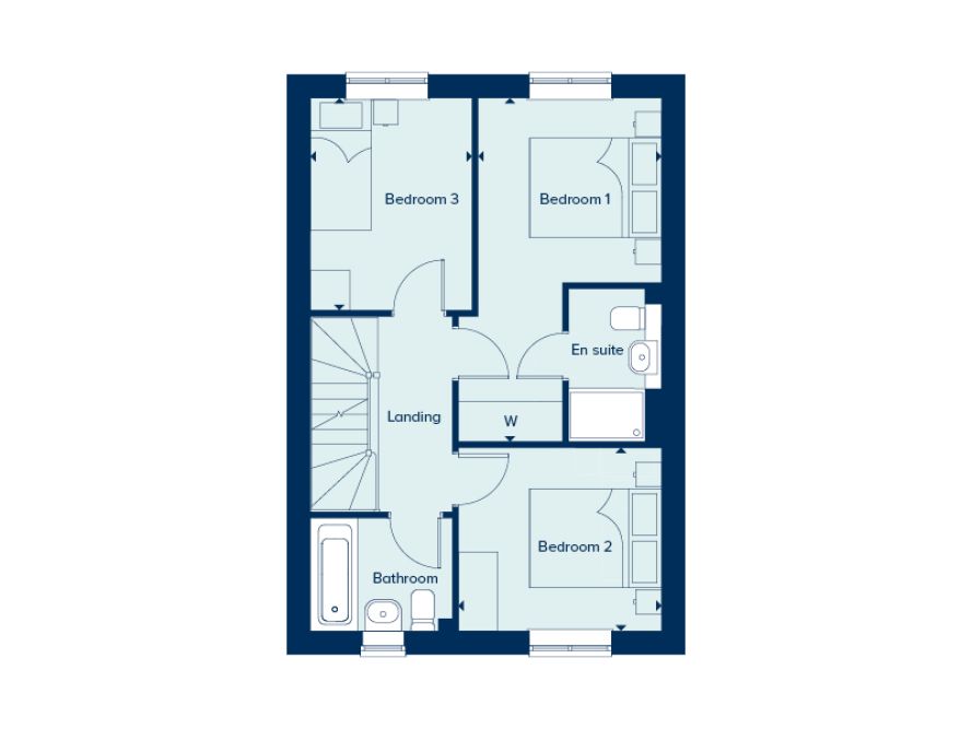 390, Broadwell Heights, Westwood Heath floorplan