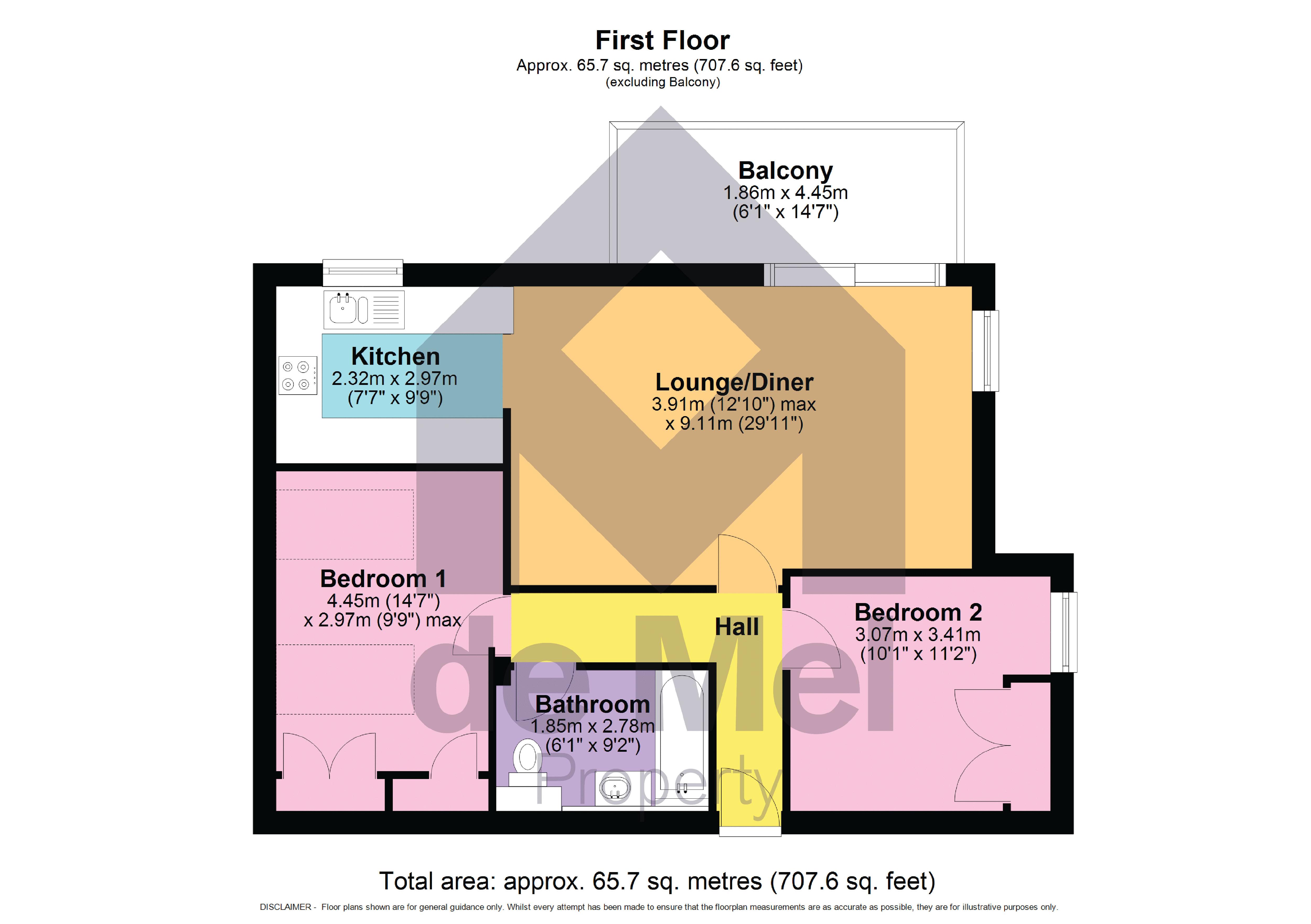 Flat 4, Marchmont, Parabola Road, Cheltenham floorplan