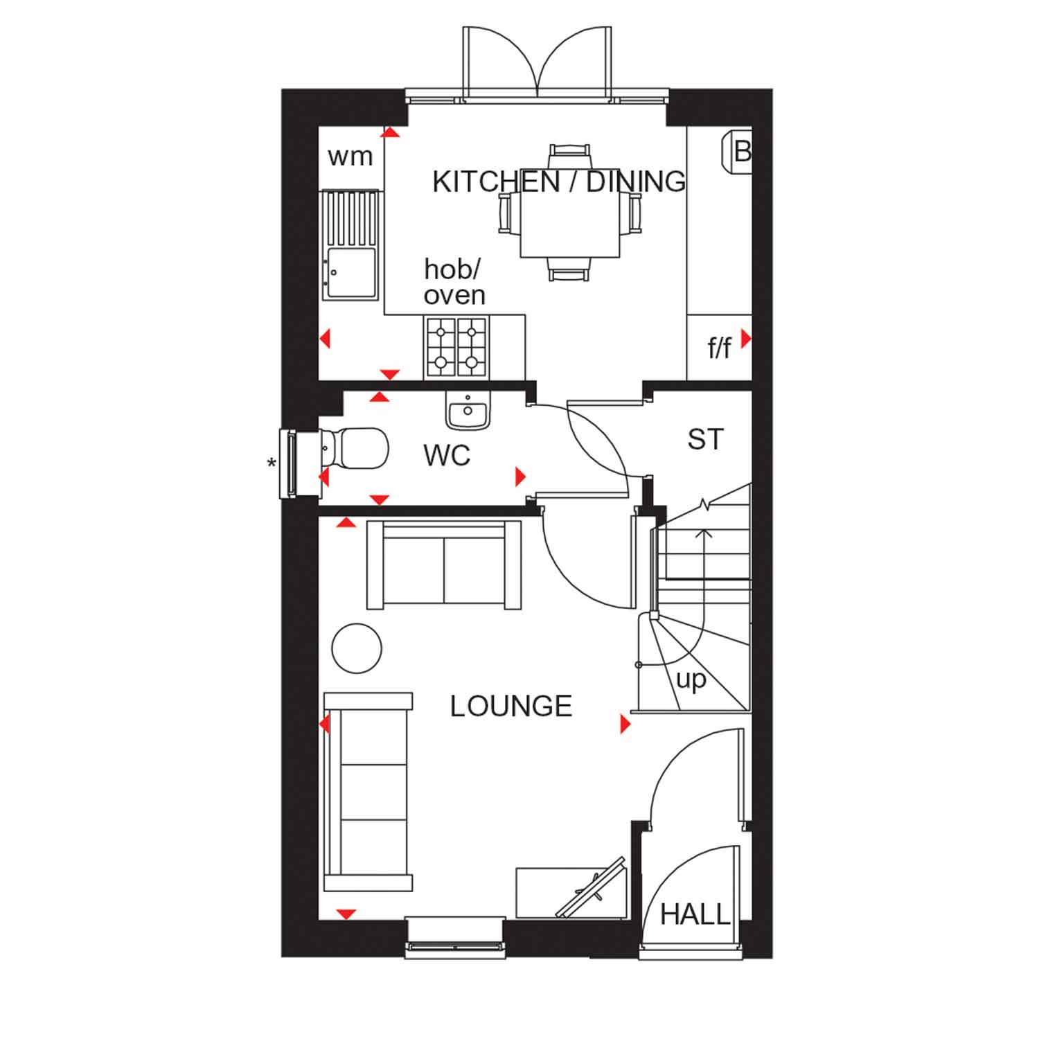 H8703170, Tansy Road, Priors Hall Park, Corby floorplan