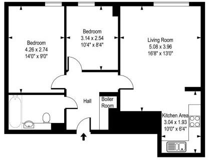 2 Bedrooms Flat to rent in Flat 60, Crawford Court, 7 Charcot Road, London NW9