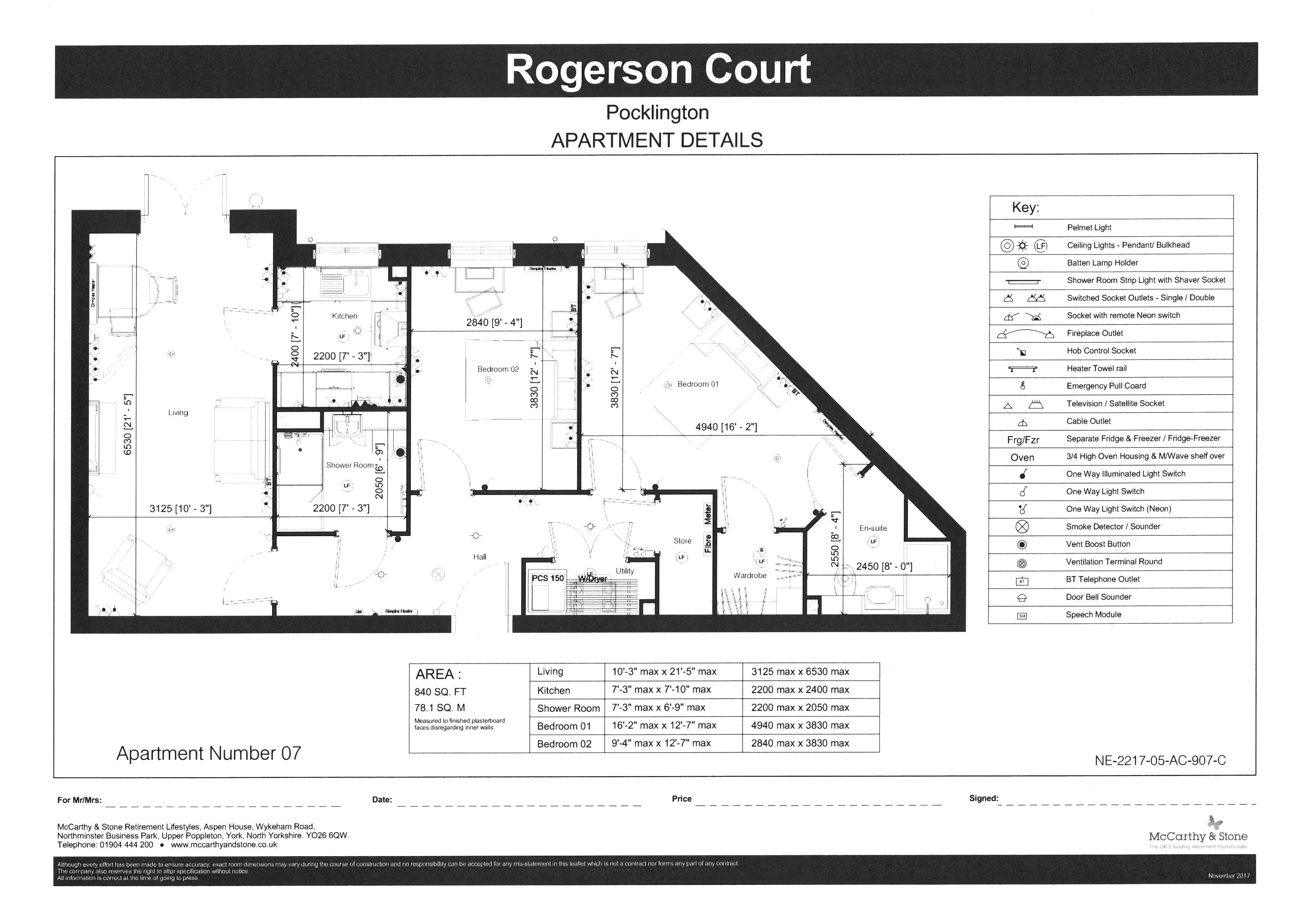 2 Bedrooms Flat for sale in Rogerson Court, Scaife Garth, Pocklington YO42