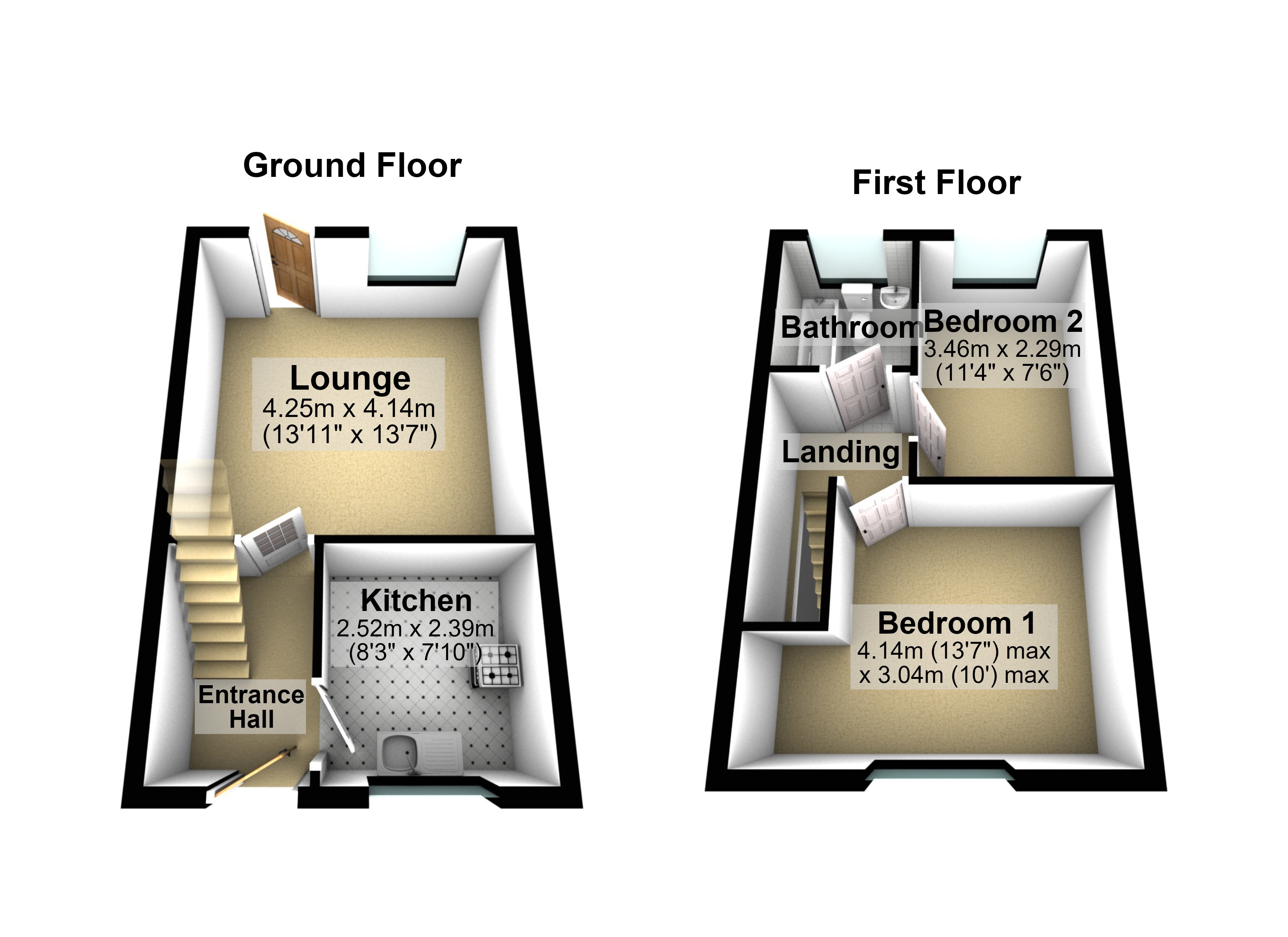 3, Matlock Close, Suffolk floorplan
