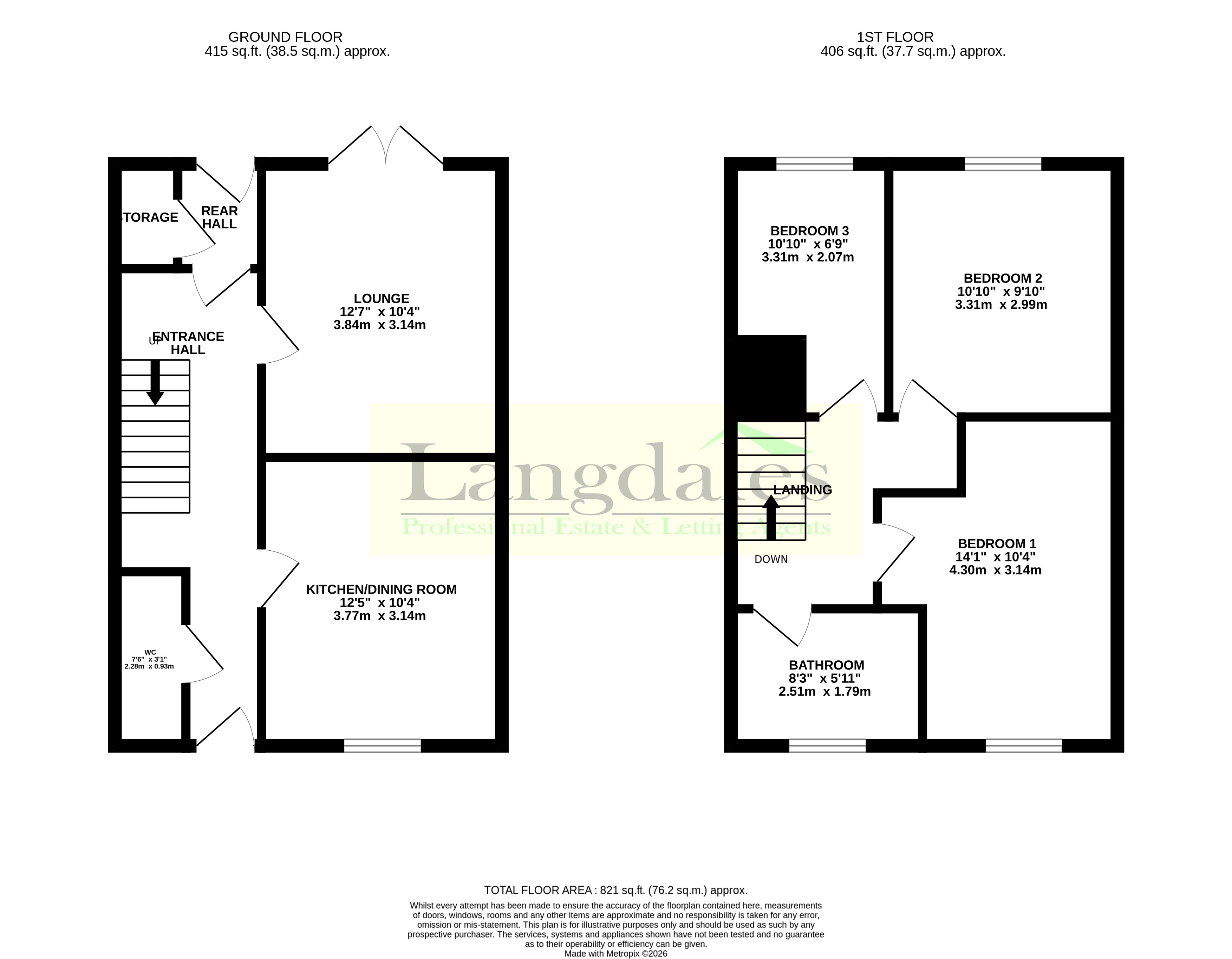 1, Hambleton Road, Coundon floorplan