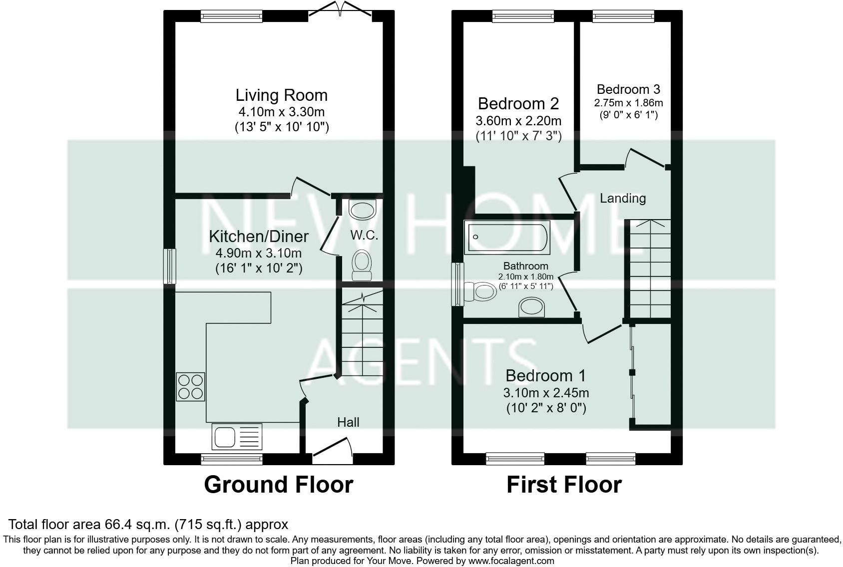 Fletcher Close, Sunderland floorplan