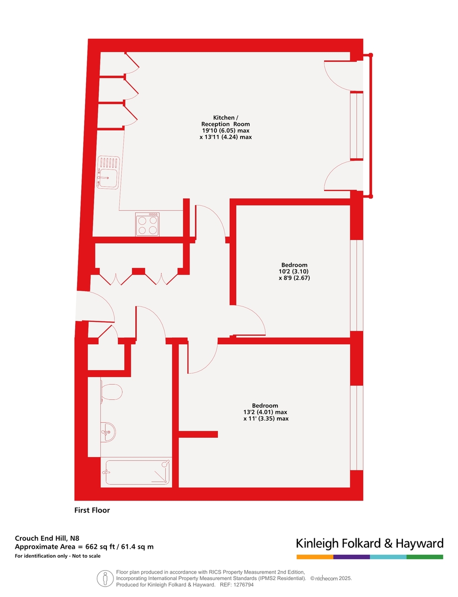 58 Exchange House, 71, Crouch End Hill, London floorplan
