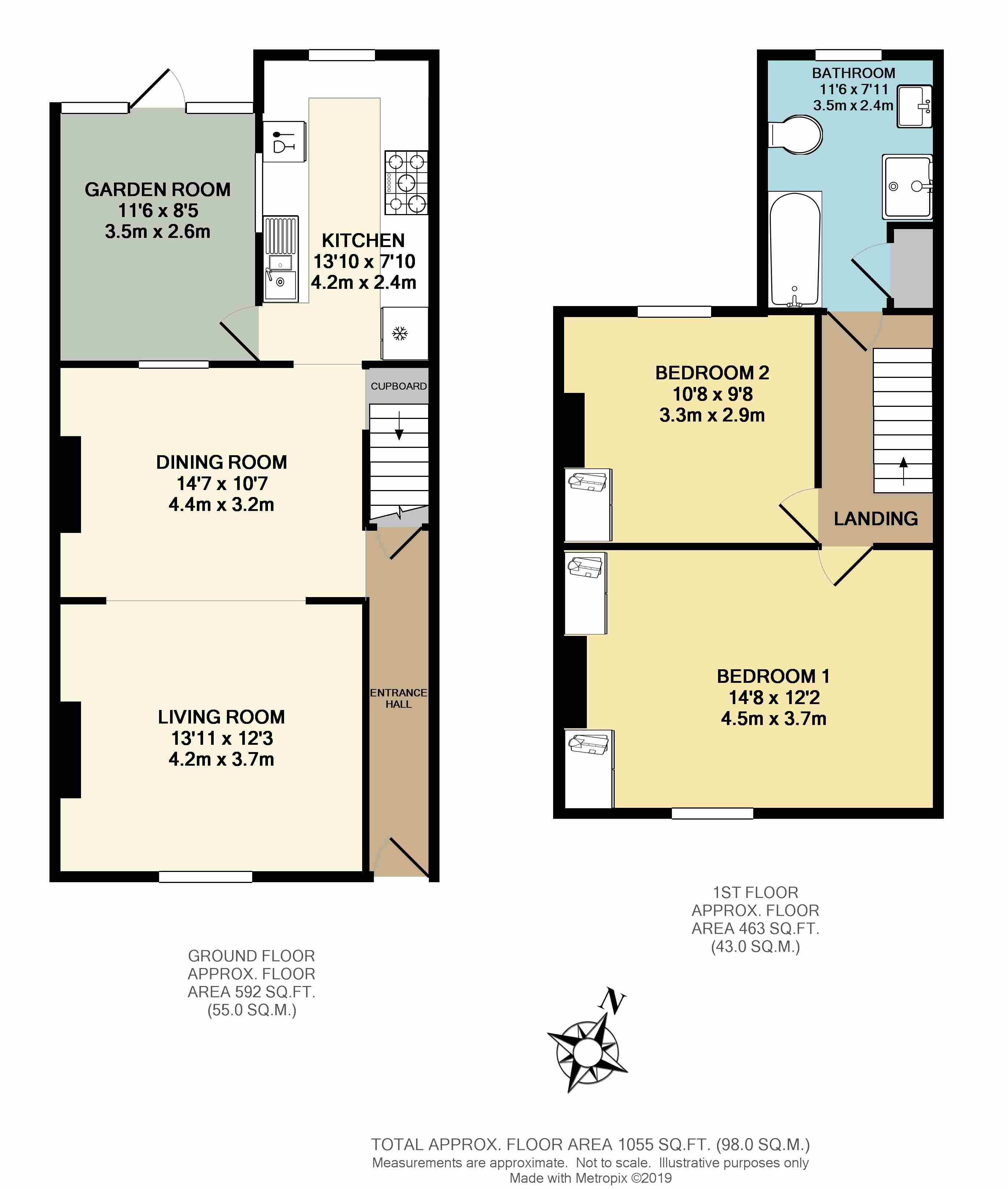 127, Locksbrook Road, Bath floorplan