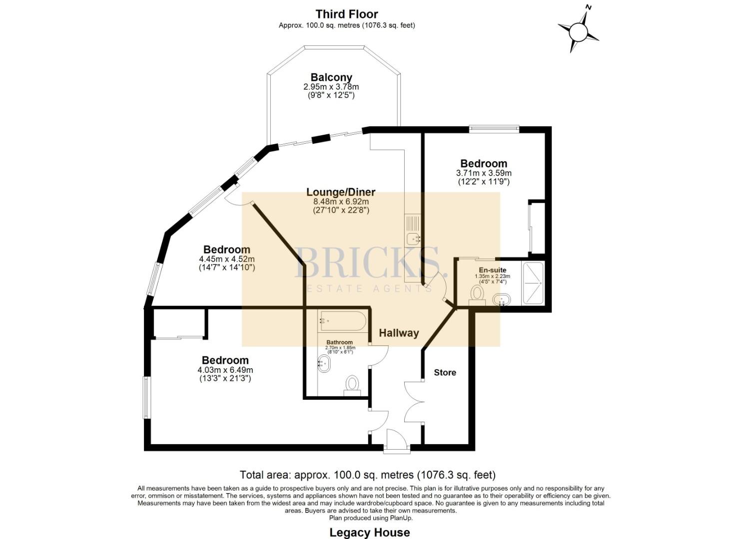 Roach Road, London floorplan