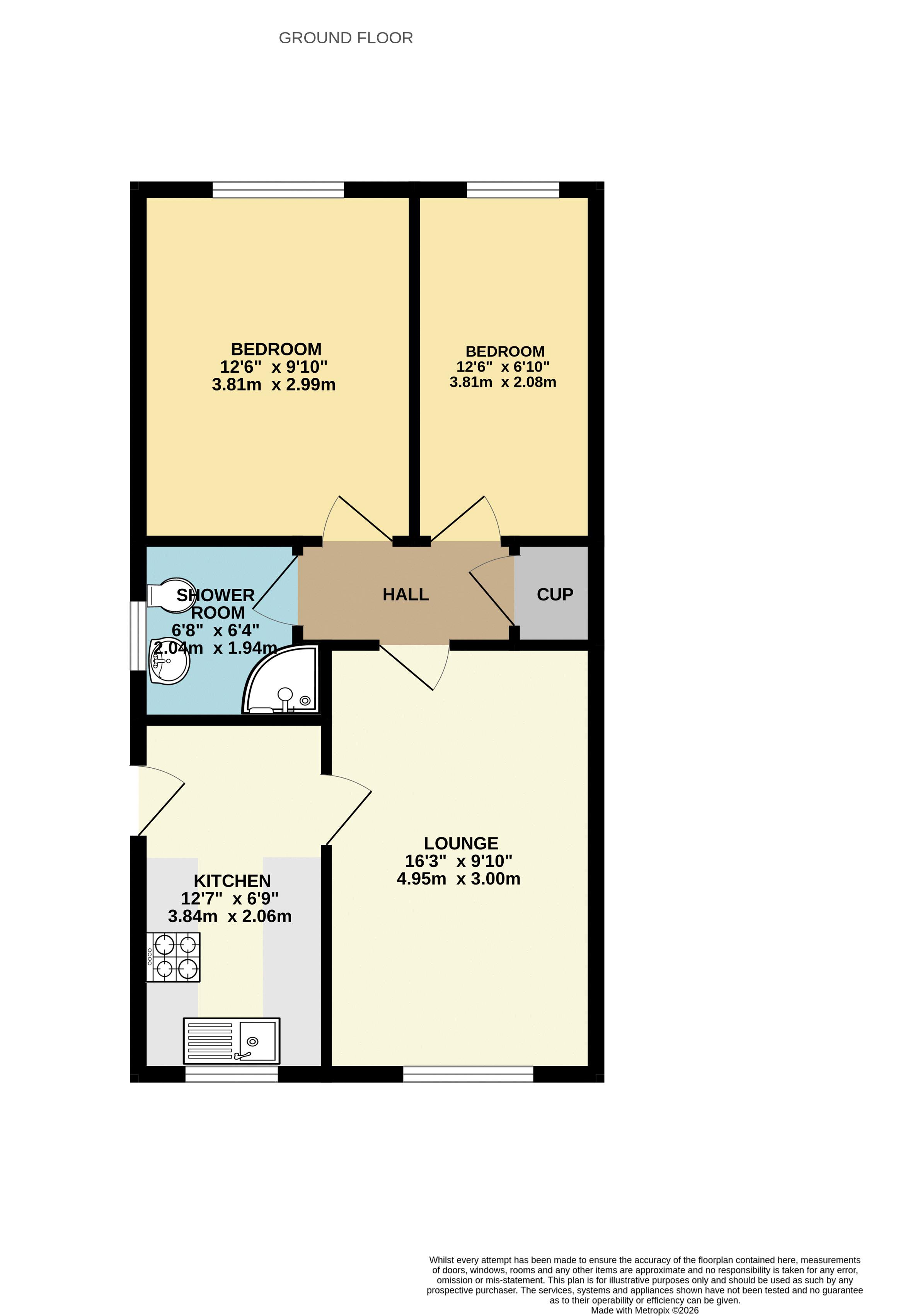 22, Farm Close, Scunthorpe floorplan