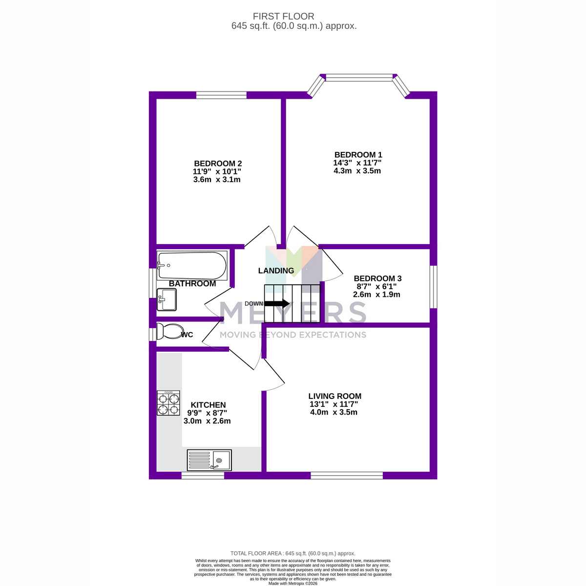 195a, Capstone Road, Bournemouth floorplan