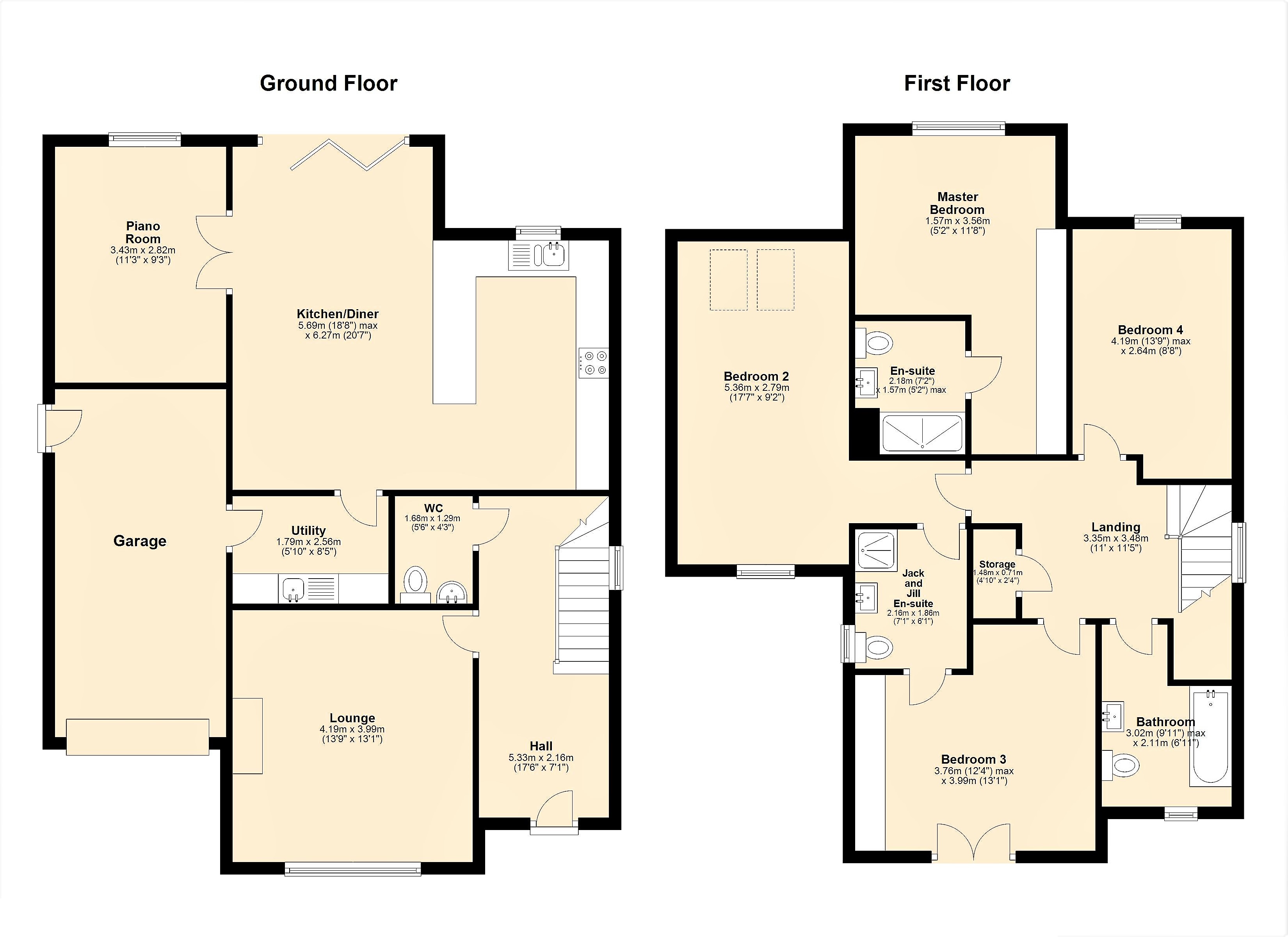 4 Bedrooms Detached house for sale in Grenfell Park, Parkgate, Neston CH64