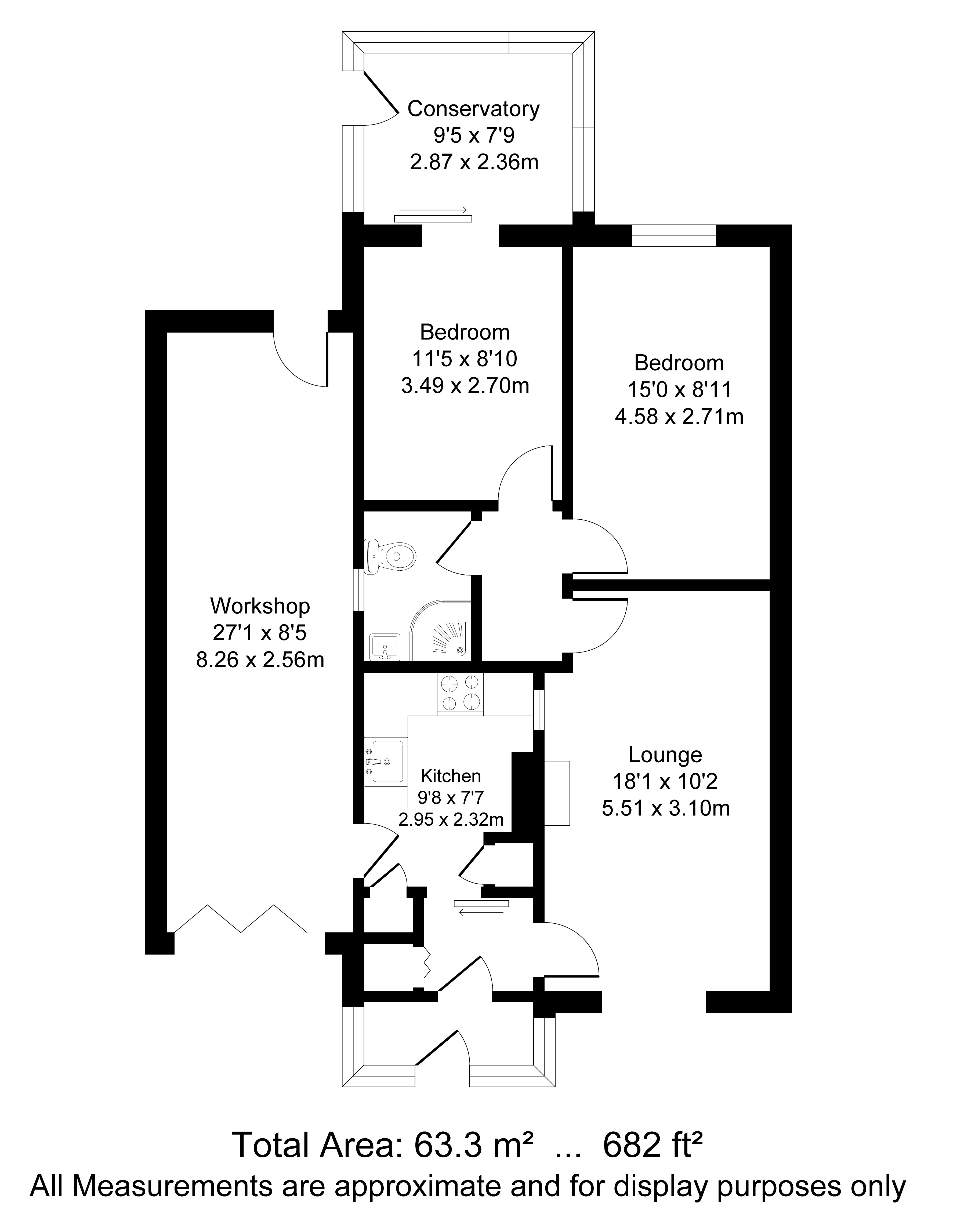 24, Clare Road, Wellingborough floorplan