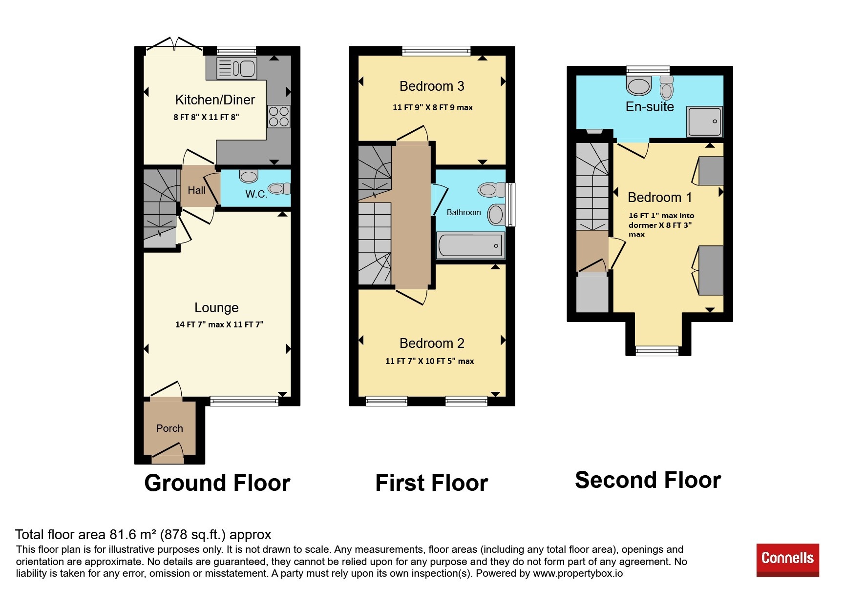 6, O'donnell Road, Leamington Spa floorplan