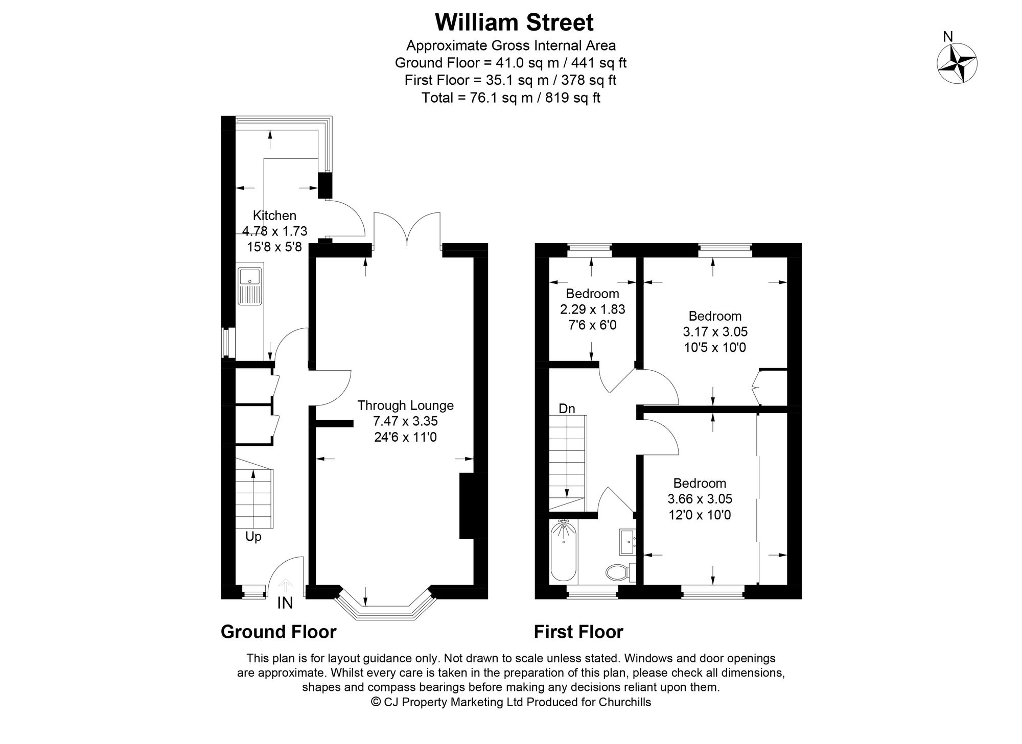 21 William Street, Bushey floorplan
