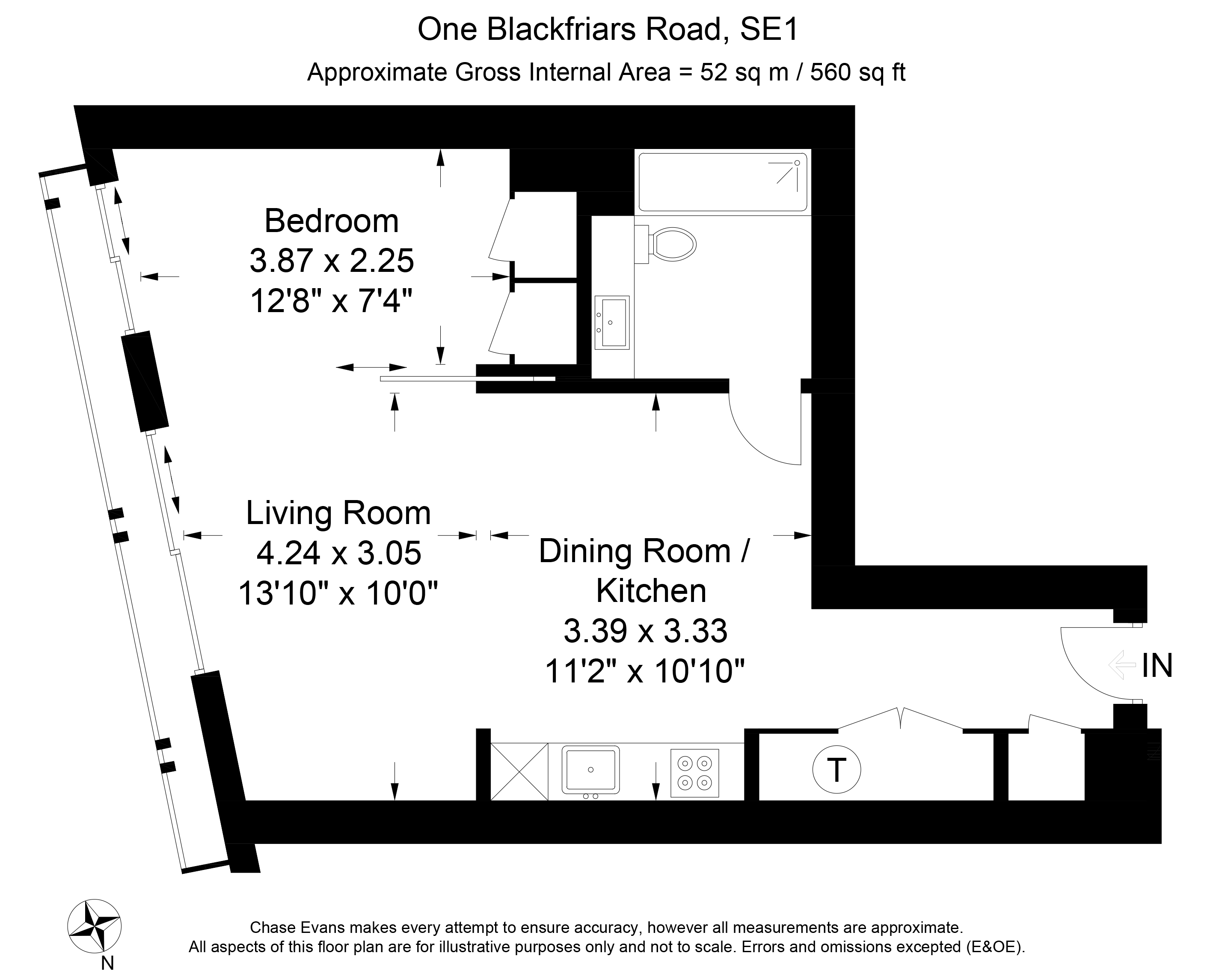 0 Bedrooms Studio to rent in One Blackfriars, Blackfriars Road, Southwark SE1