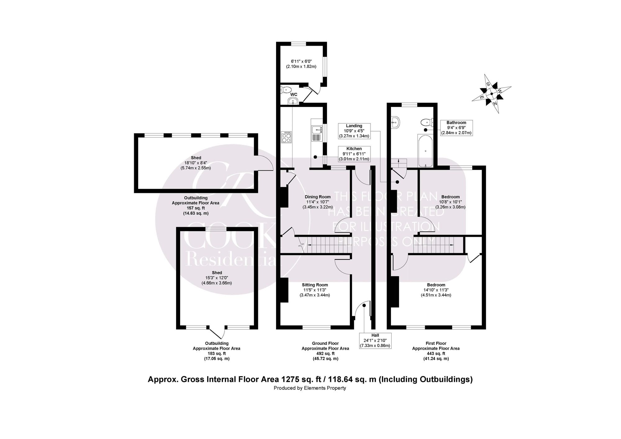 24 Roman Road, Cheltenham floorplan