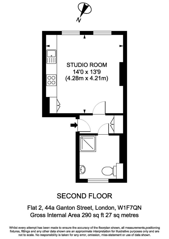 0 Bedrooms Studio to rent in Ganton Street, Soho W1F