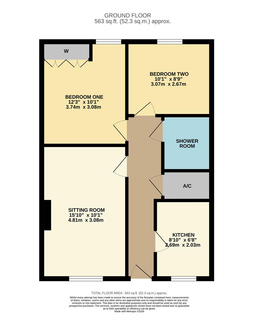 38, Clift House, Chippenham floorplan