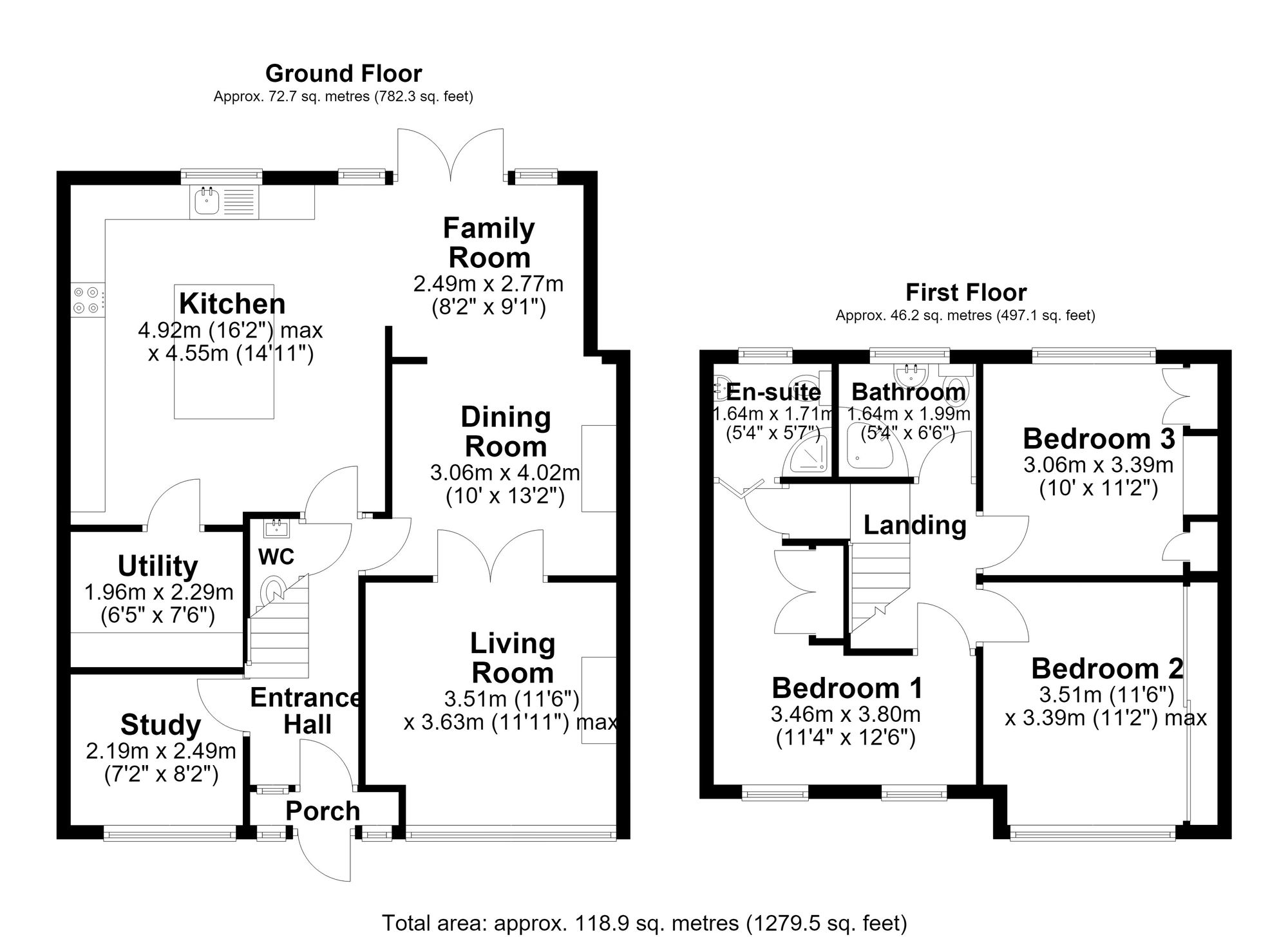11 Brian Avenue, Warrington floorplan
