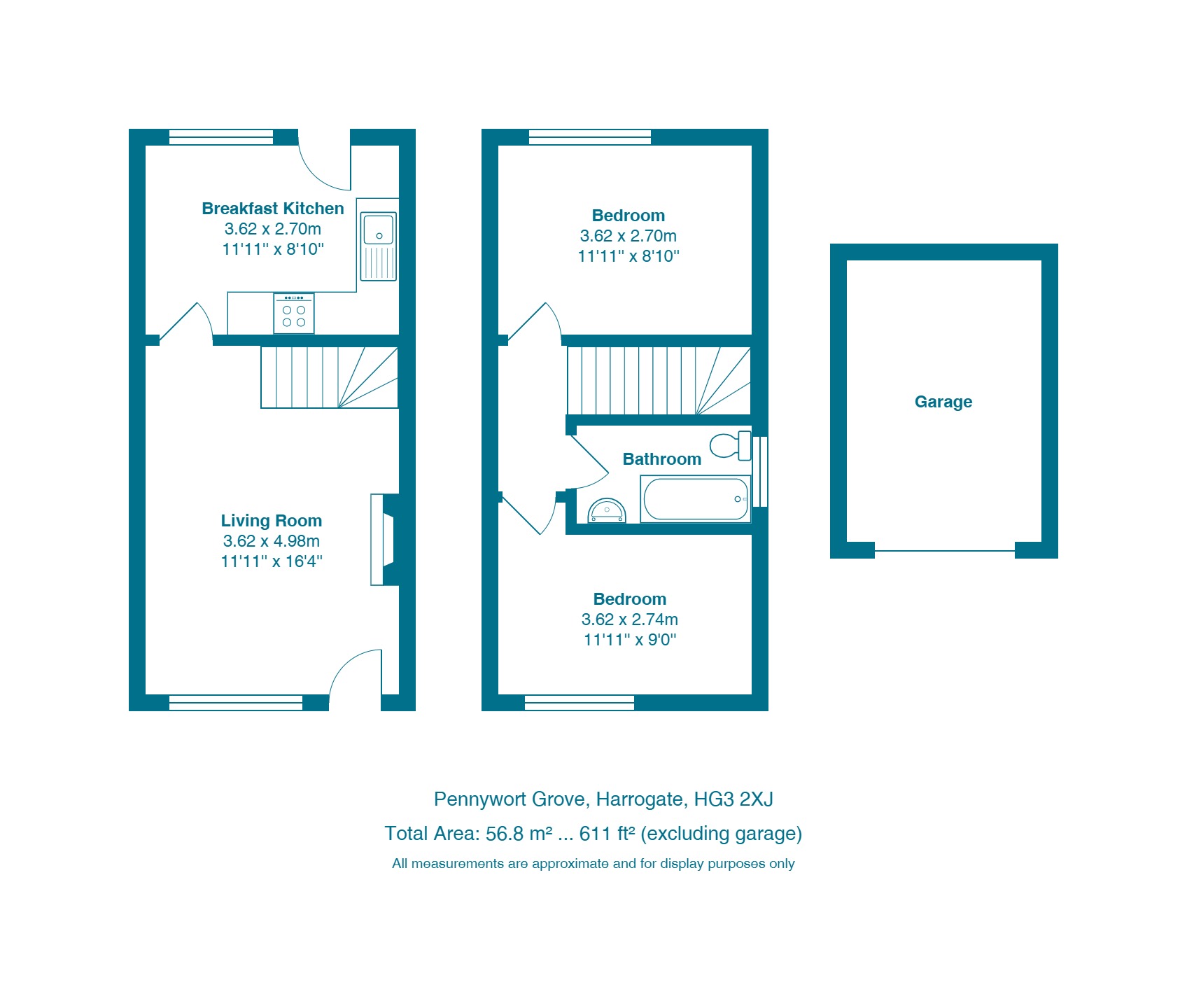 88, Pennywort Grove, Harrogate floorplan