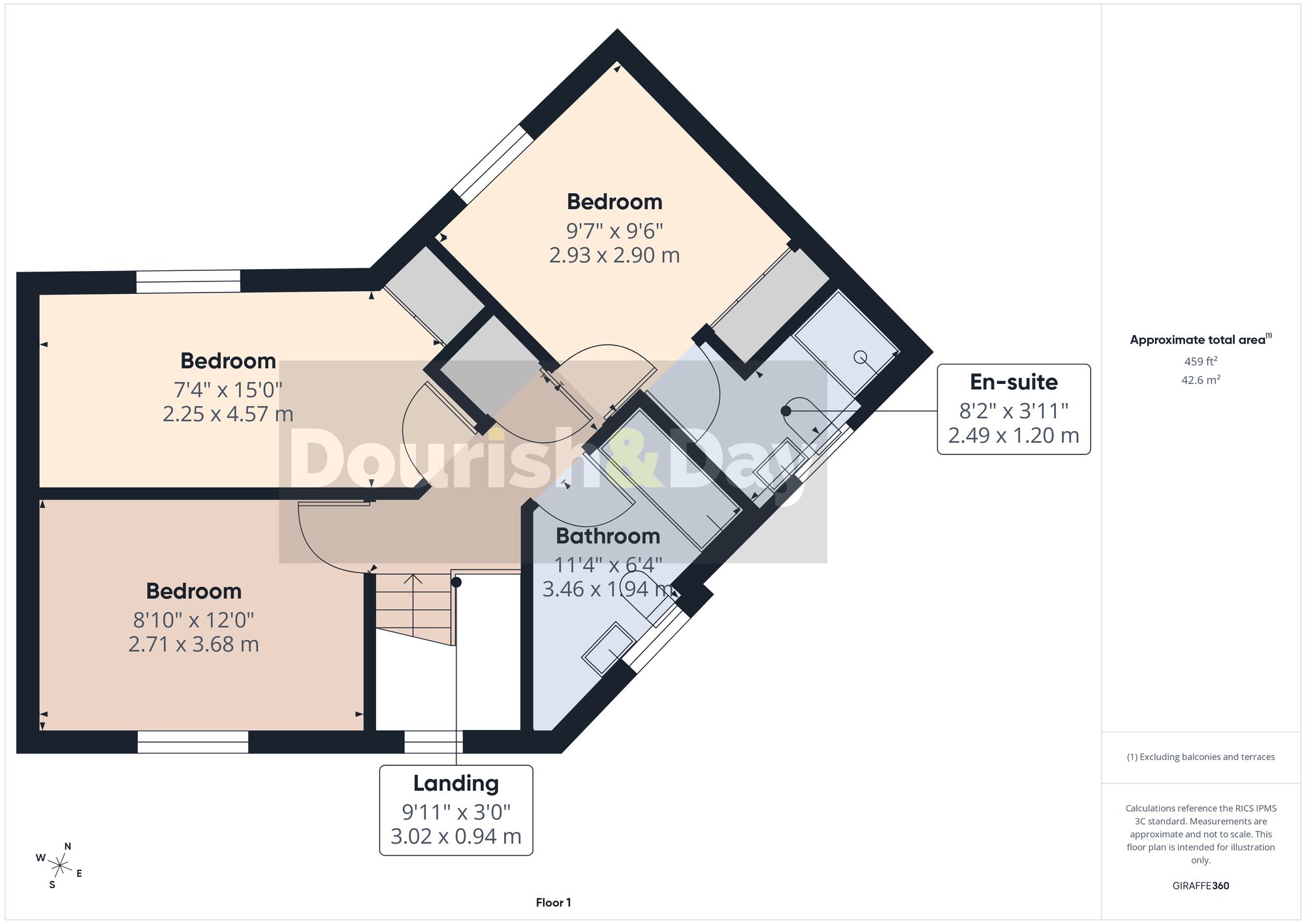 6 Bruton Gardens, Stafford floorplan
