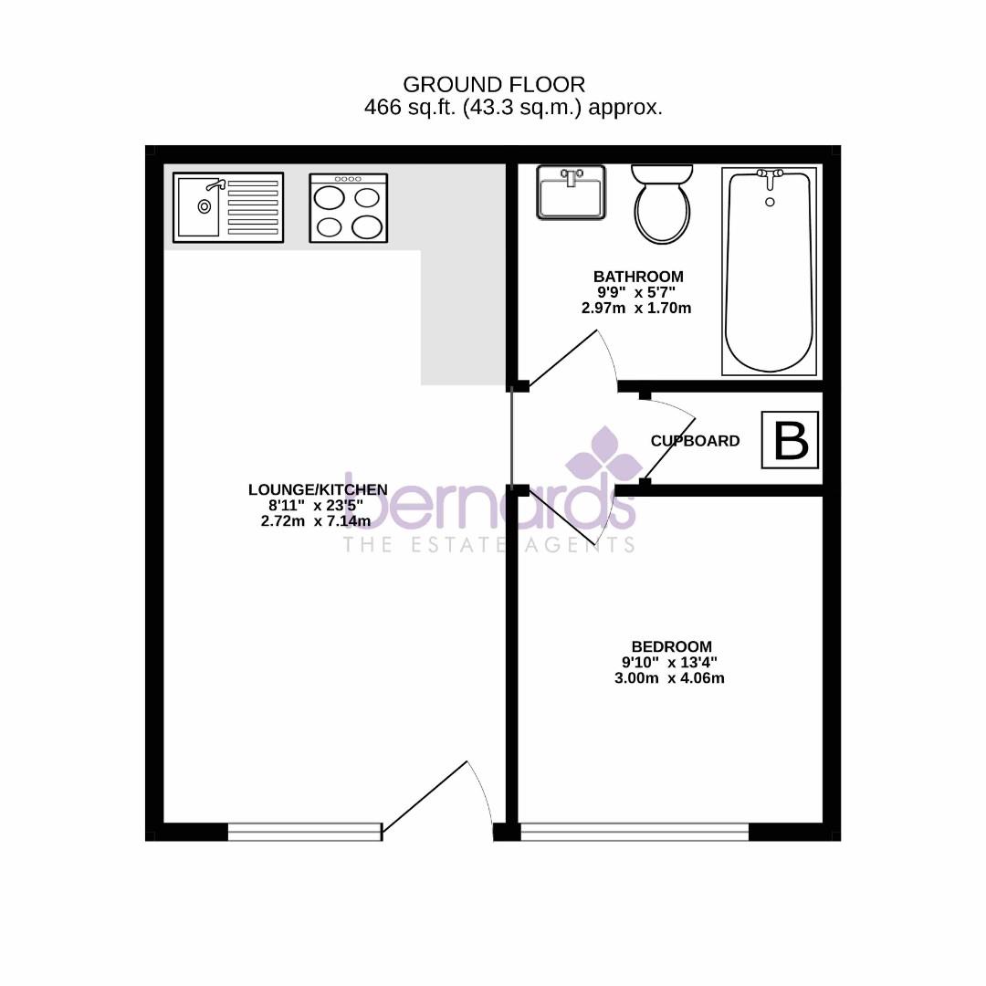 31 Cornerstone House, 120 London Road, Portsmouth floorplan