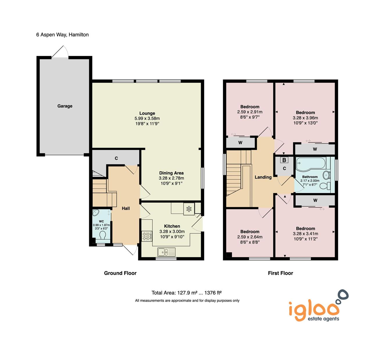 6, Aspen Way, Hamilton floorplan