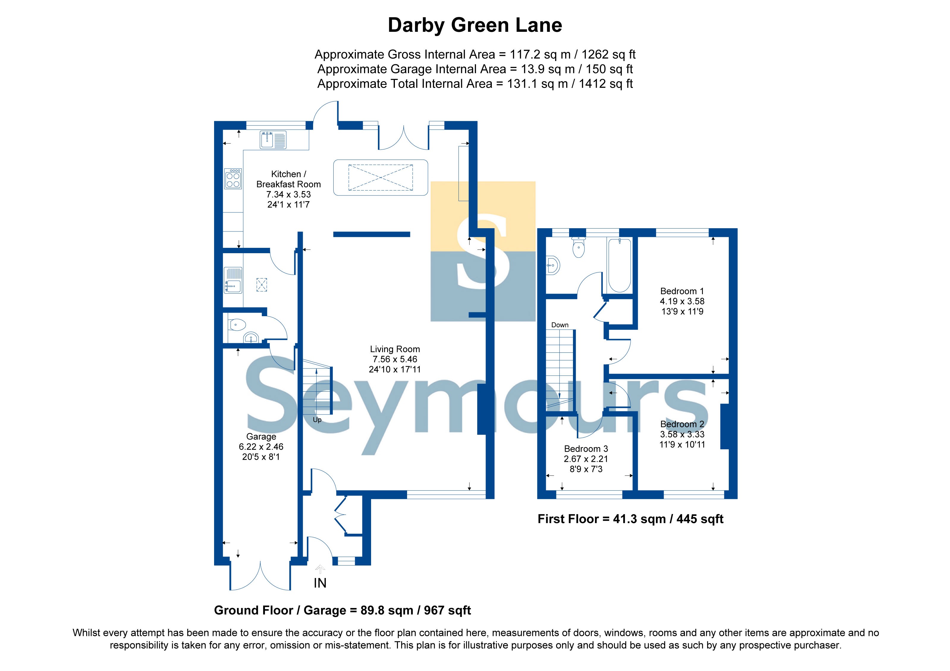 28, Darby Green Lane, Camberley floorplan