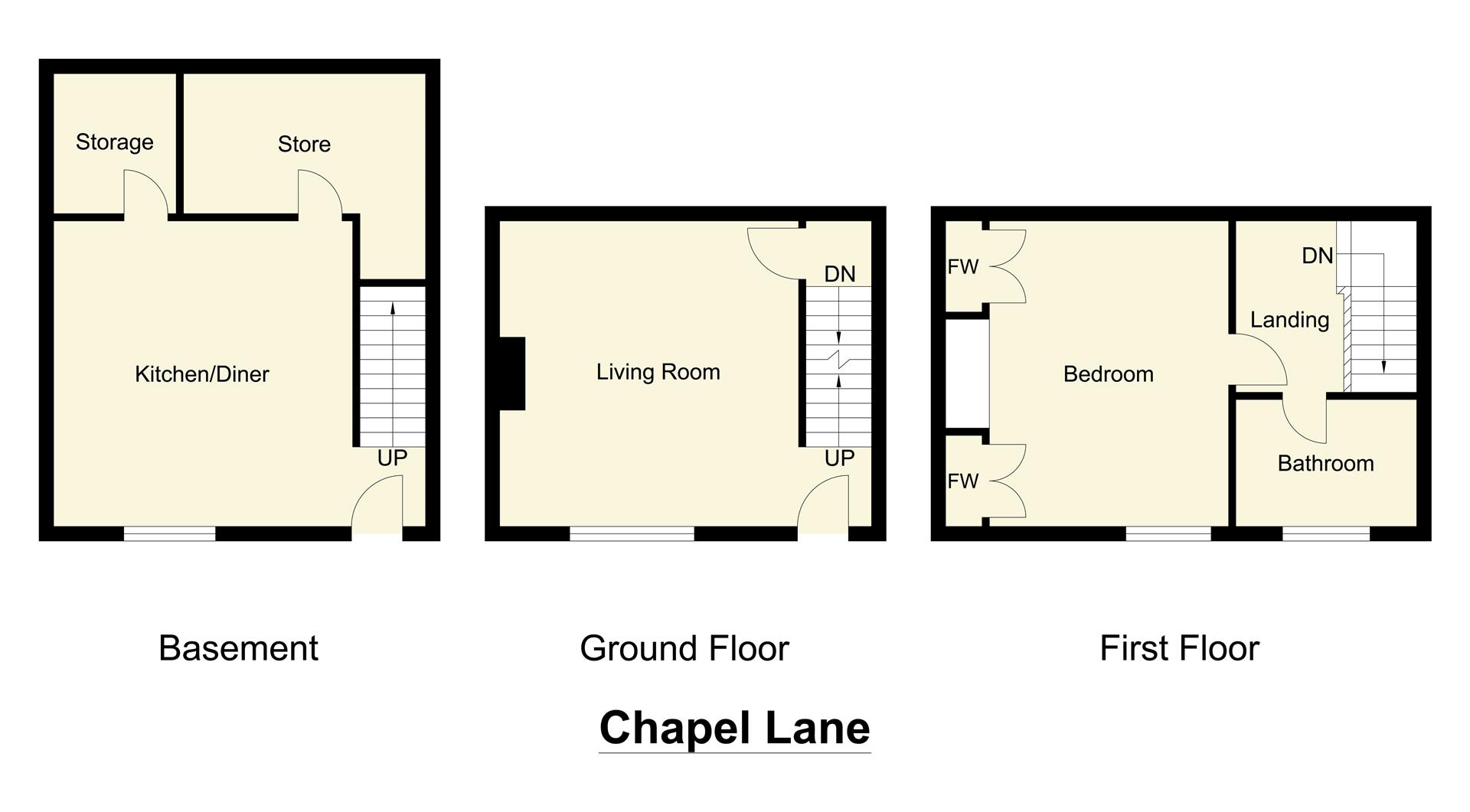 11, Chapel Lane, Batley floorplan