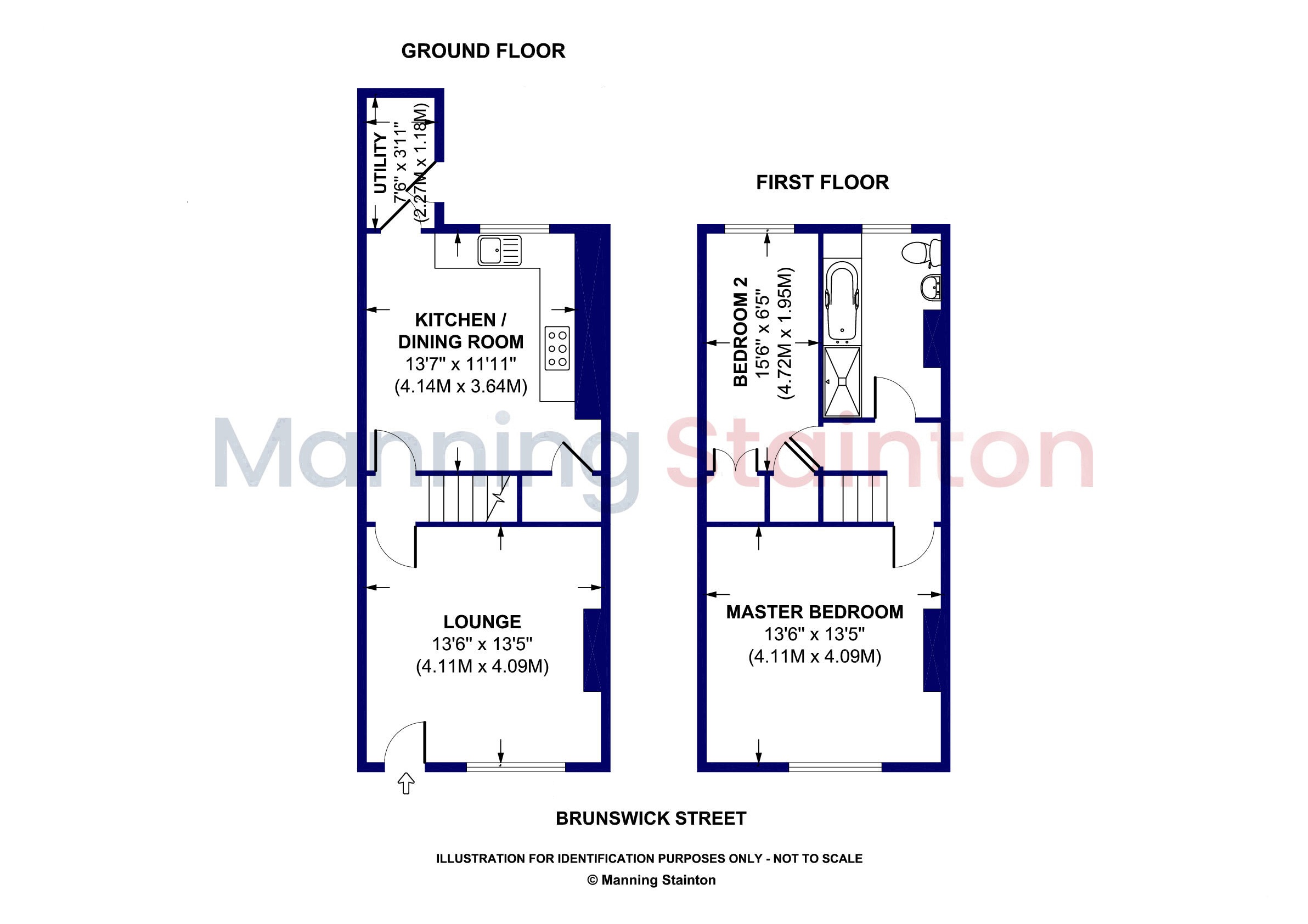 26, Brunswick Street, West Yorkshire floorplan