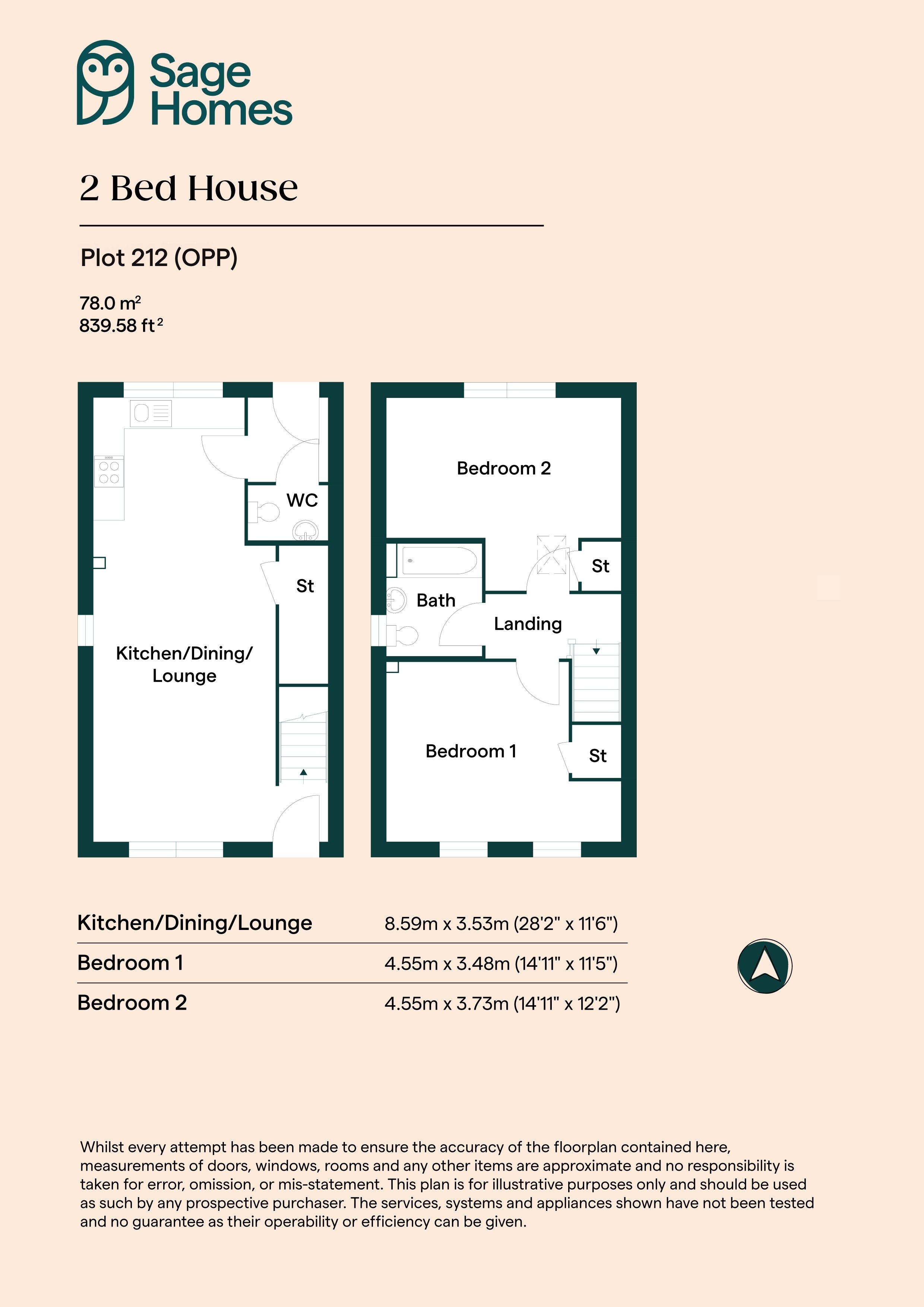 Plot 212 Ryebank Gate,, Ryebank Gate, Yapton floorplan