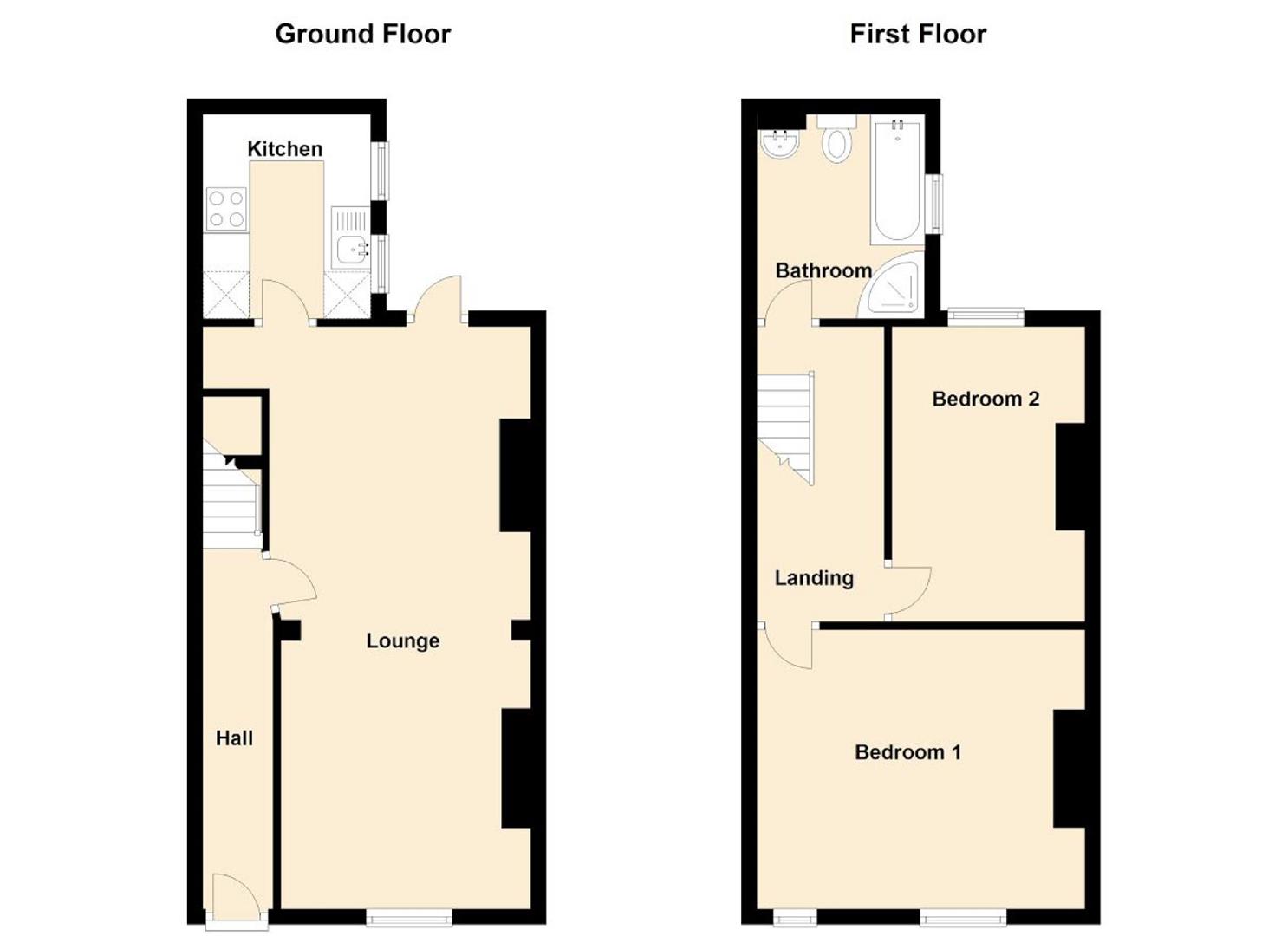 2 Bedrooms Terraced house to rent in Marsh Street, Barrow-In-Furness LA14