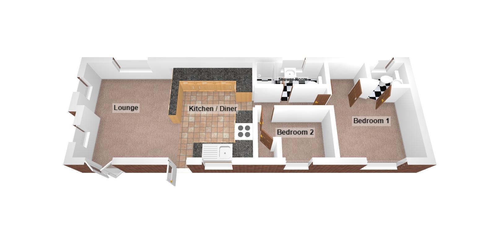 Swanage Coastal Park, 28, Priests Way, Swanage floorplan