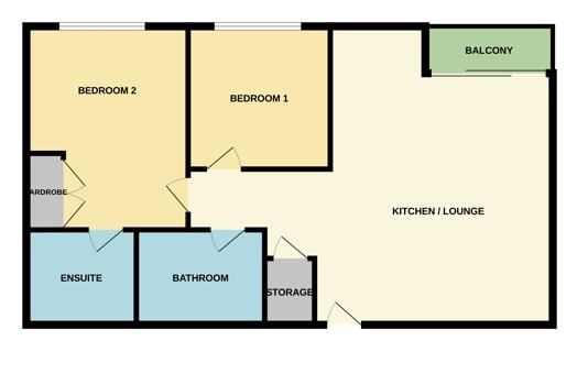 Apt 233, Milliners Wharf, Manchester floorplan