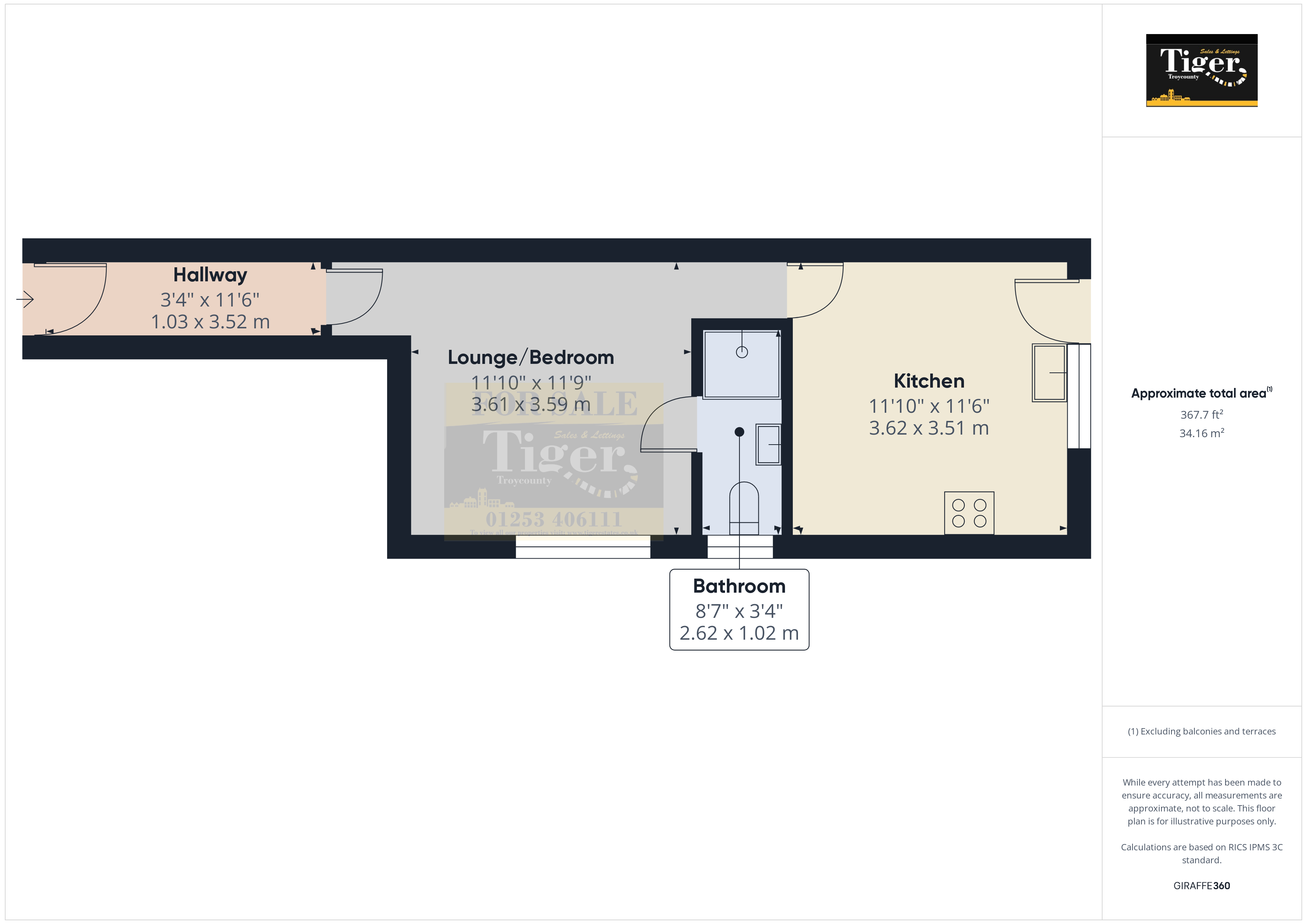 Flat 2, 8, Horncliffe Road, Blackpool floorplan