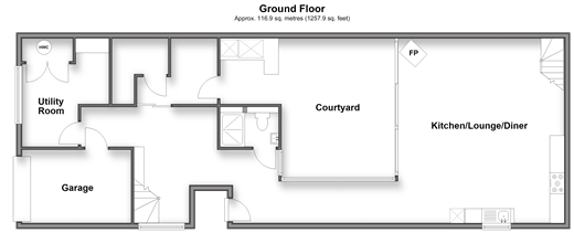 Stone Street, Lympne floorplan