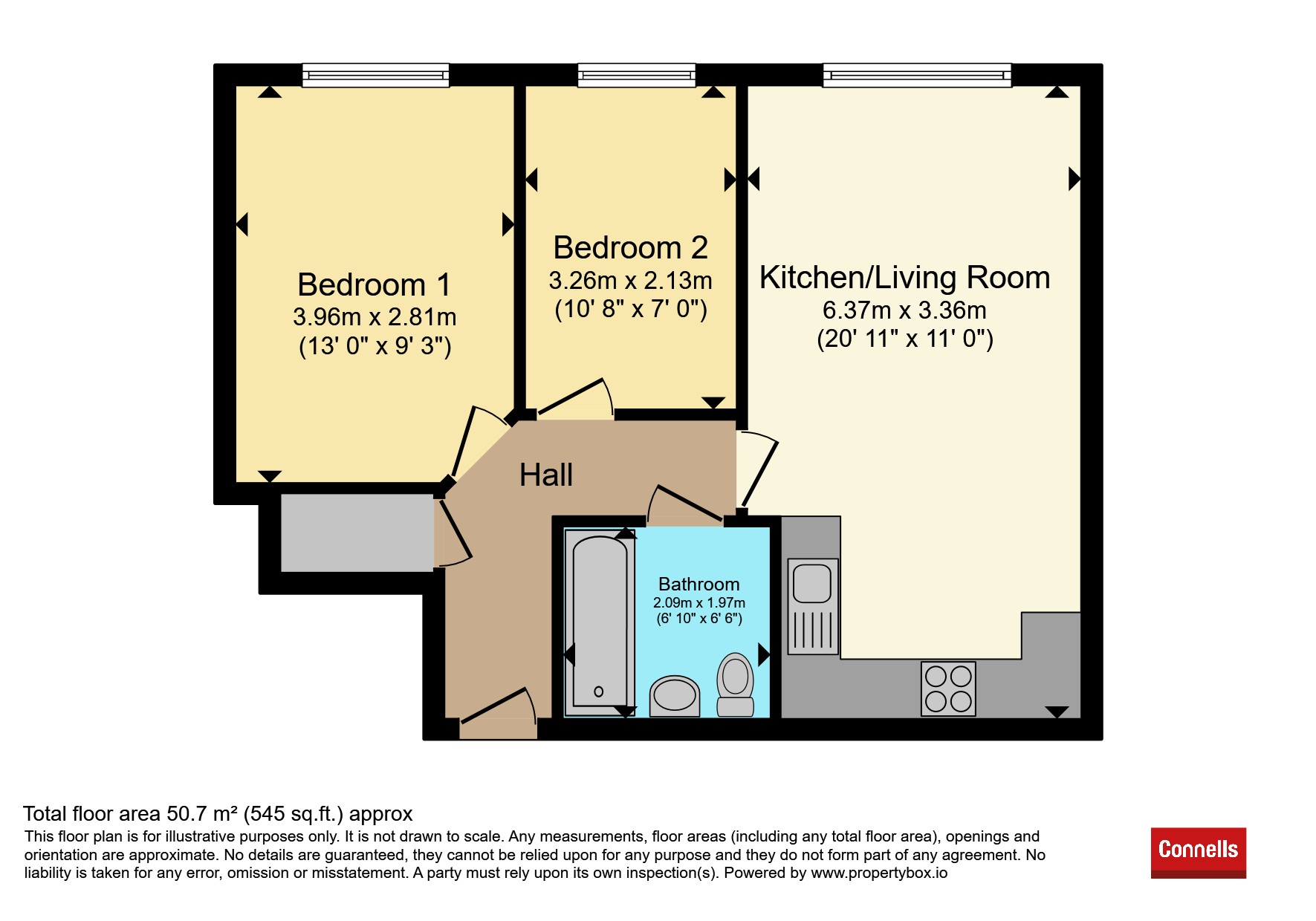 Flat 18, 50-60, Northwood Street, Birmingham floorplan