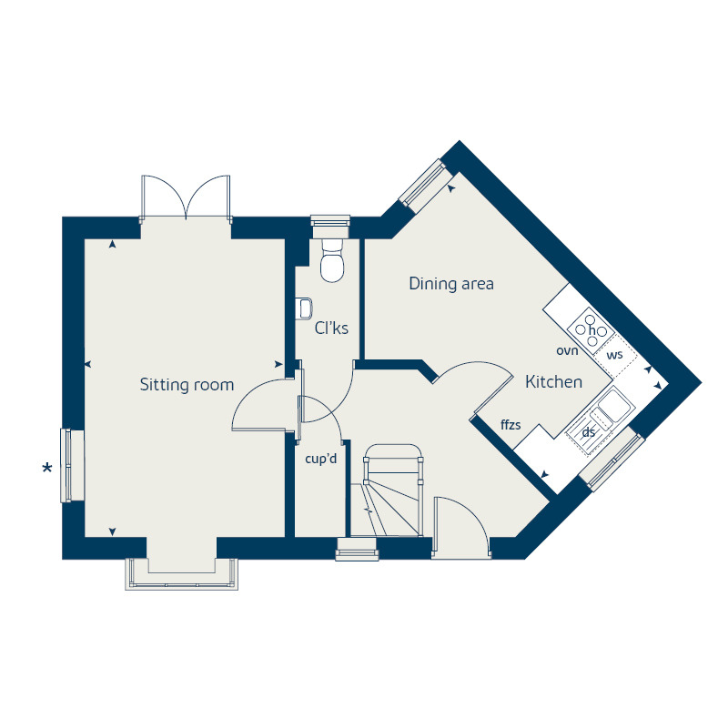 123, Broadnook Garden Village, Leicester floorplan