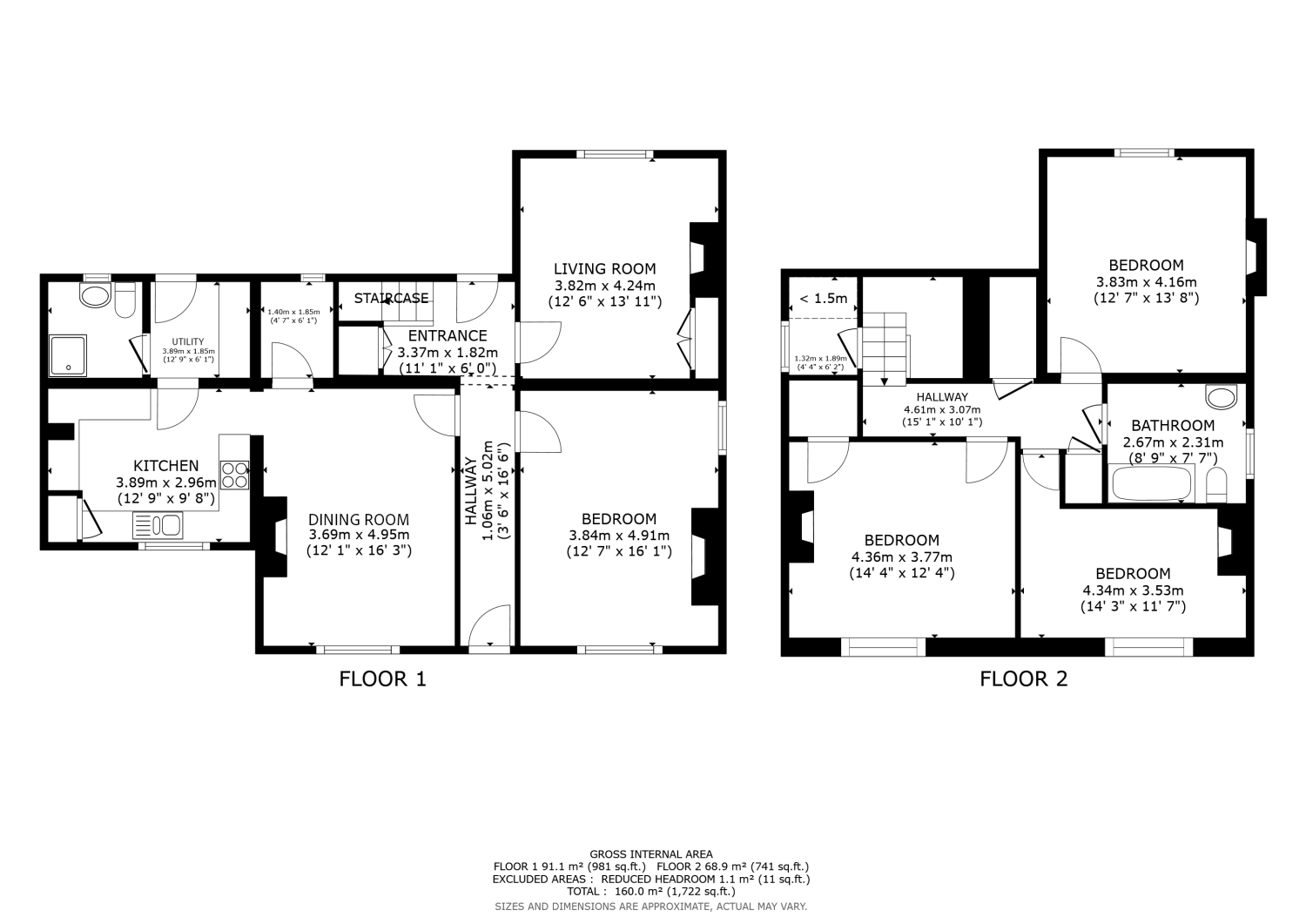 Castle Road Shirburn, Watlington floorplan