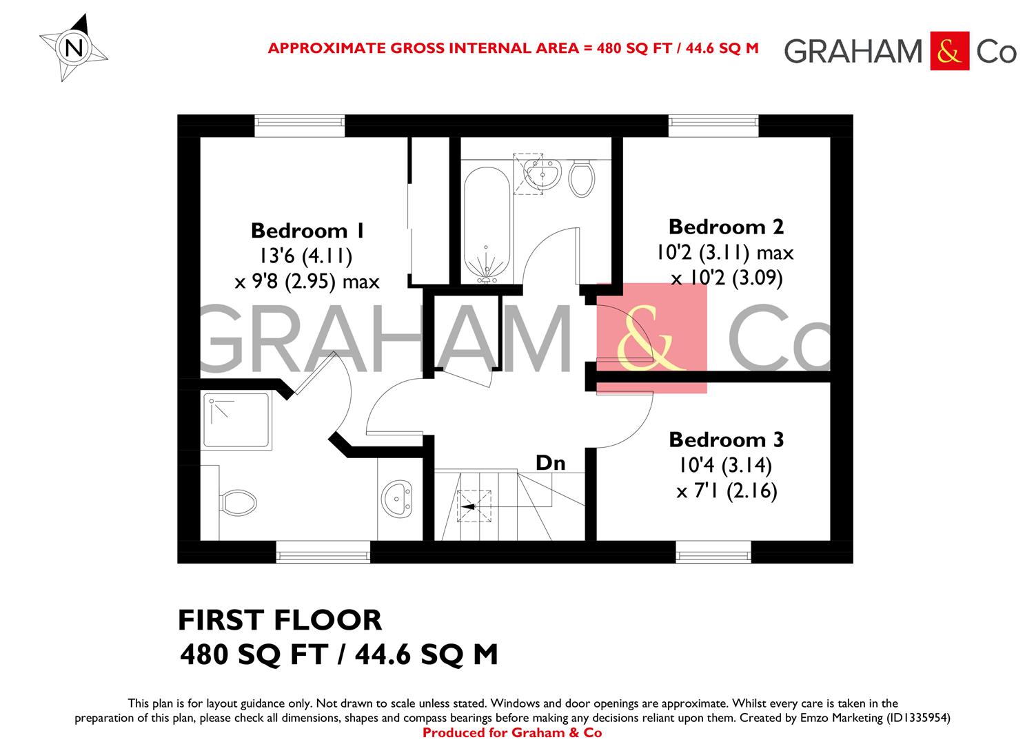 5, Richard Adams Way, Whitchurch floorplan