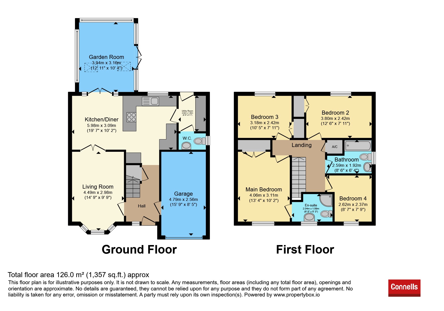 46, Houghton Avenue, PETERBOROUGH floorplan