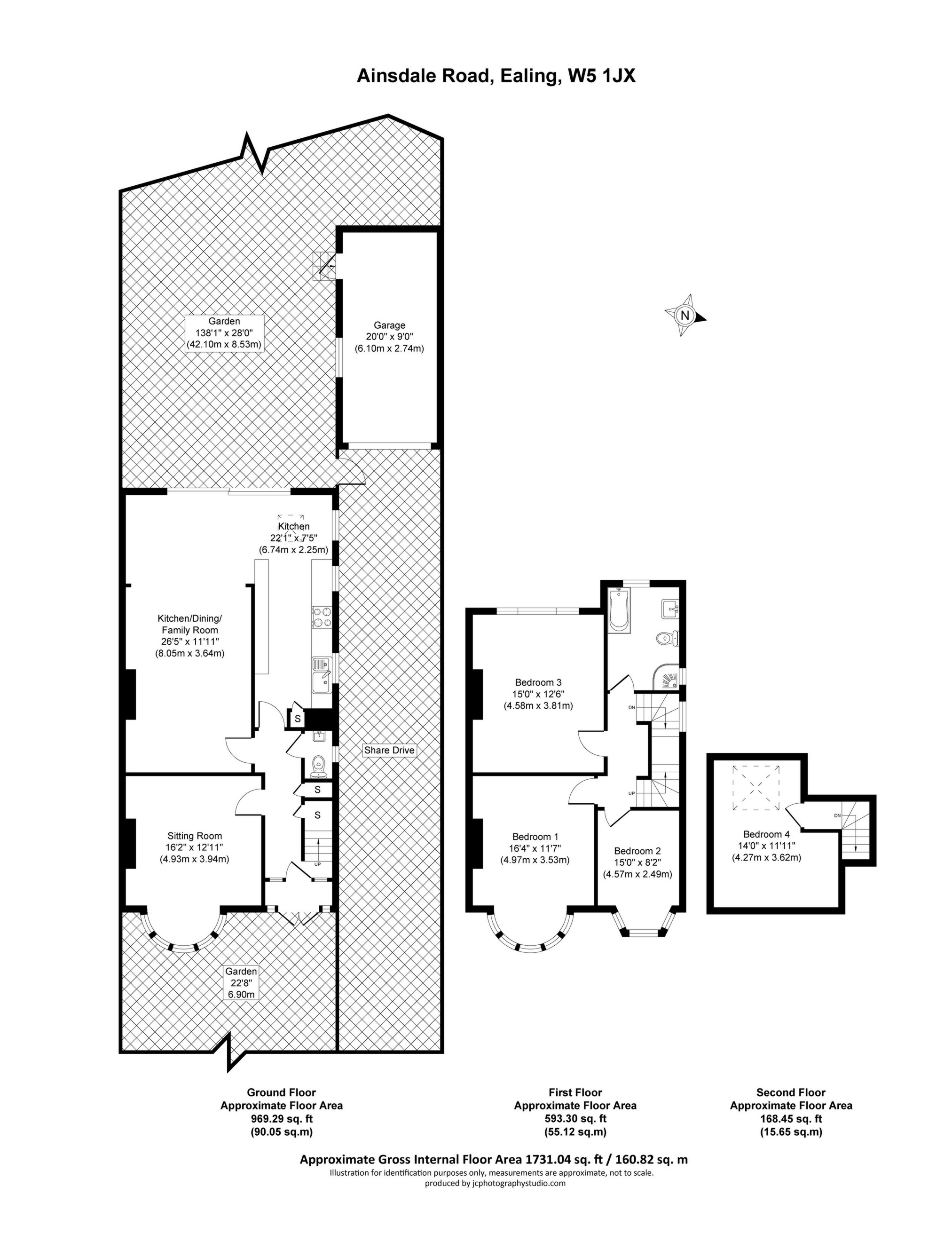 Ainsdale Road, Ealing W5, 4 bedroom terraced house for sale 58664942