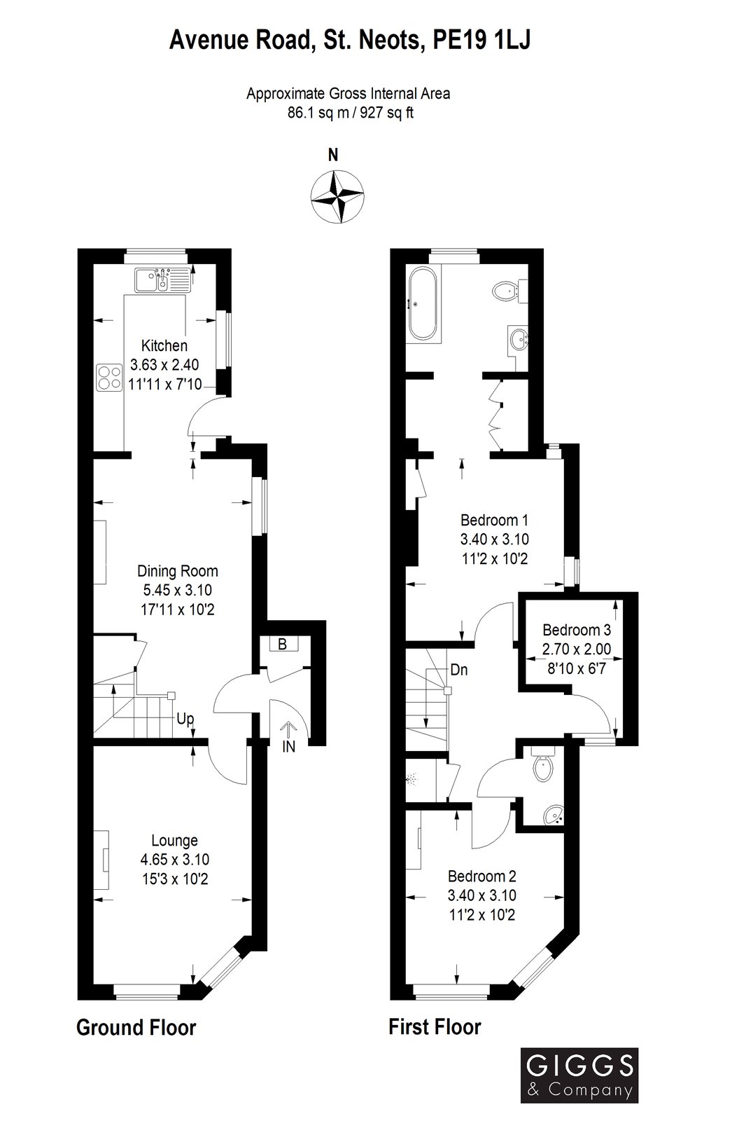 3 Bedrooms Semi-detached house for sale in Avenue Road, St. Neots, Cambridgeshire PE19