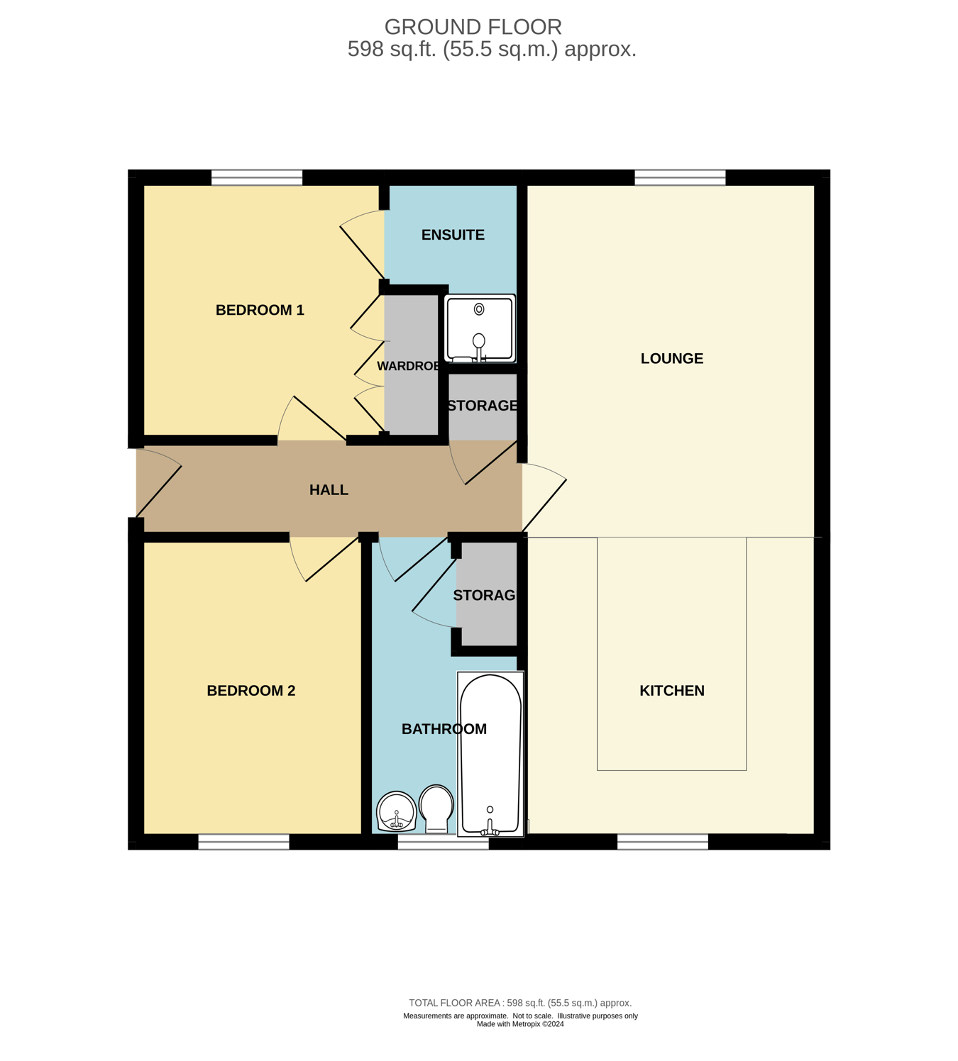 87, Pottle Walk, Wimborne floorplan