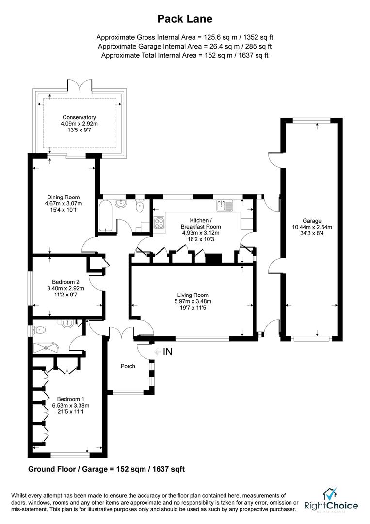 52, Pack Lane, Basingstoke floorplan