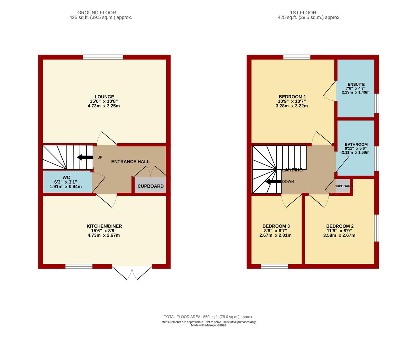 26, Cooke Way, Lydney floorplan